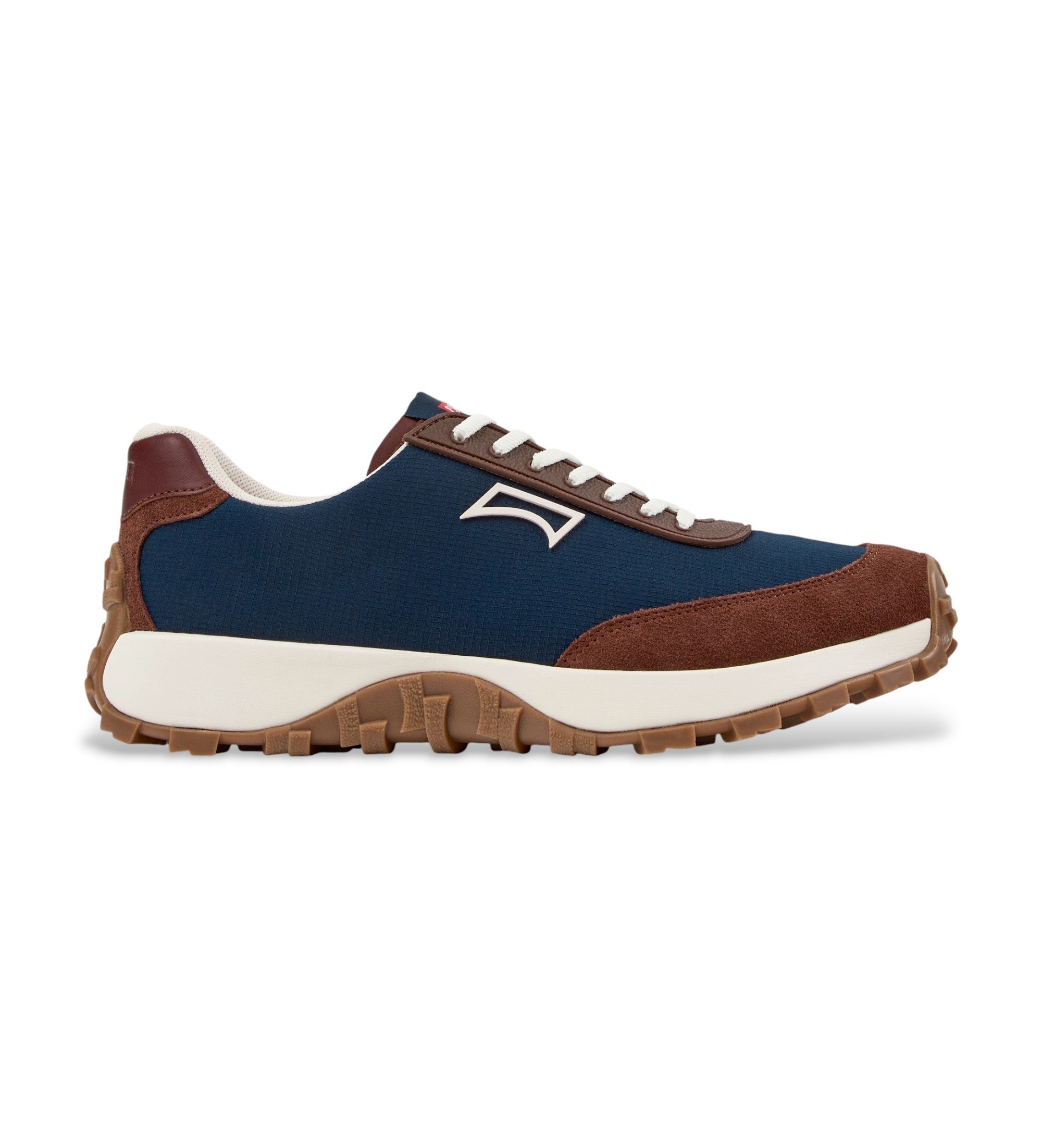 Campervoor mannen. K100864-051 Drift Trail schoenen marine (42), Stof, Plat, Veters, Casual, Marineblauw