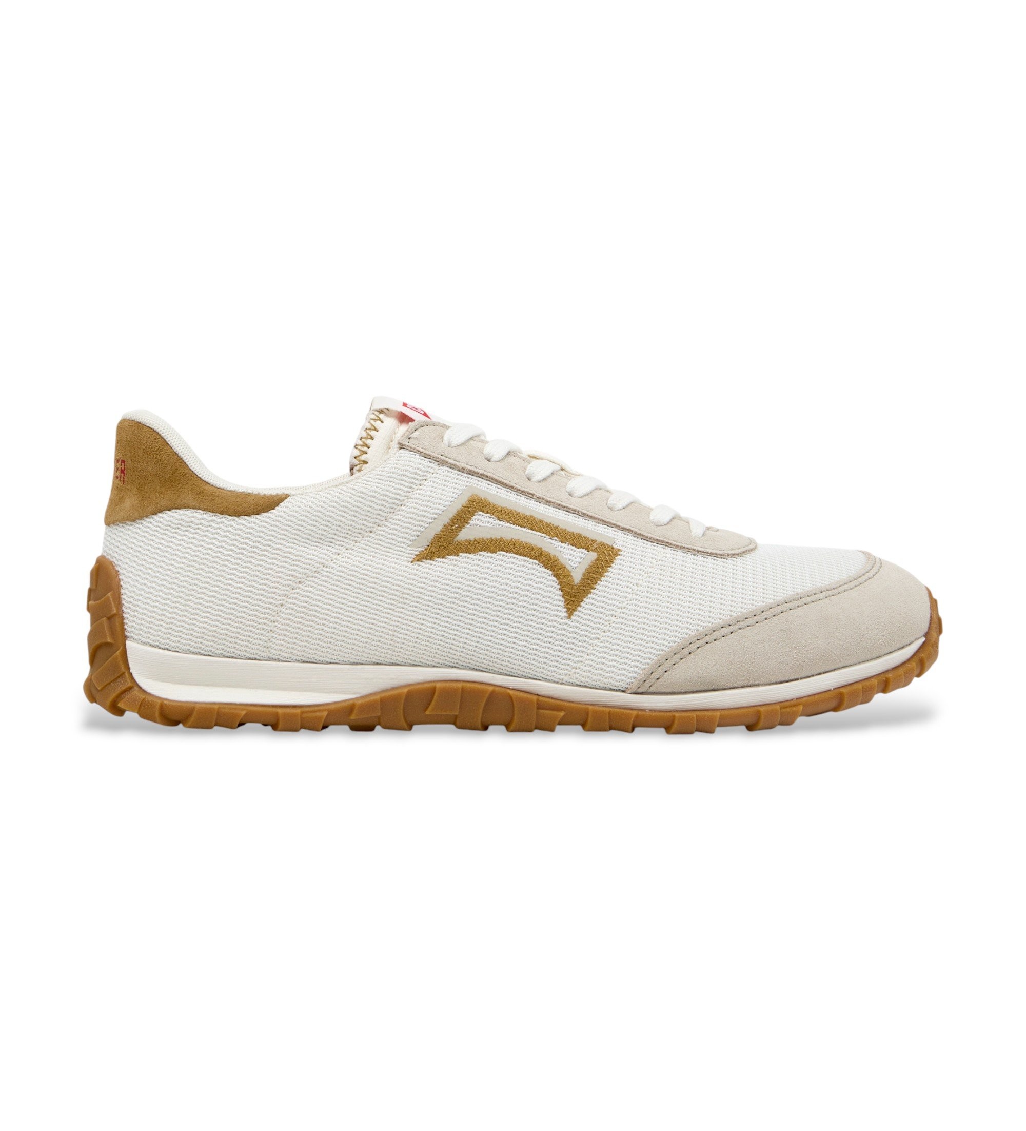 Campervoor mannen. K101098-001 Drift Walk schoenen wit (45), Plat, Veters, Casual, Gerecycled polyester