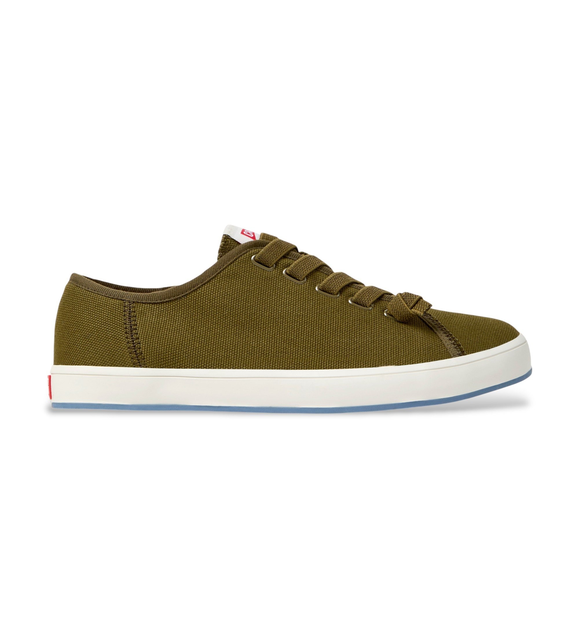 Campervoor mannen. K101095-003 Trainers Peu Rambla II groen (41), Stof, Plat, Veters, Casual