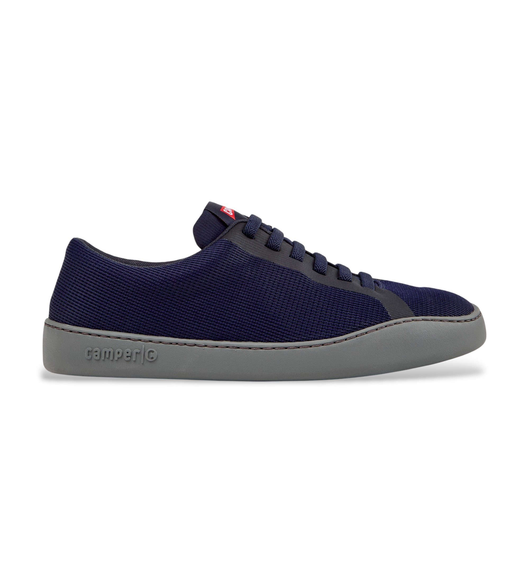 Campervoor mannen. K101082-001 Peu Touring schoenen marine (44), Stof, Plat, Veters, Casual, Marineblauw