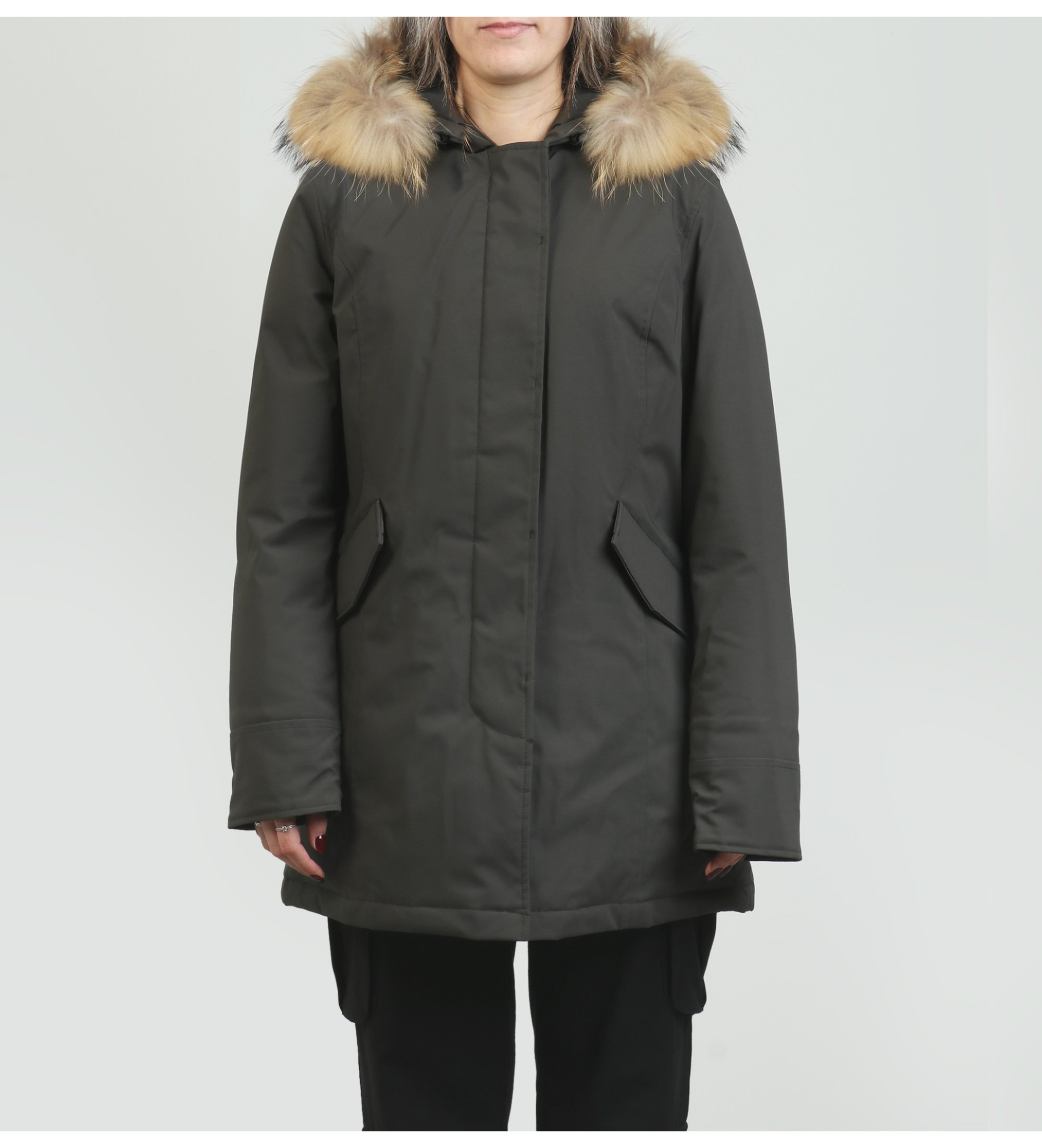 Canadian Classics für Damen. CN.GCM101-W Mantel Fundy Bay 2.0 grün (L), Lässig, Polyester