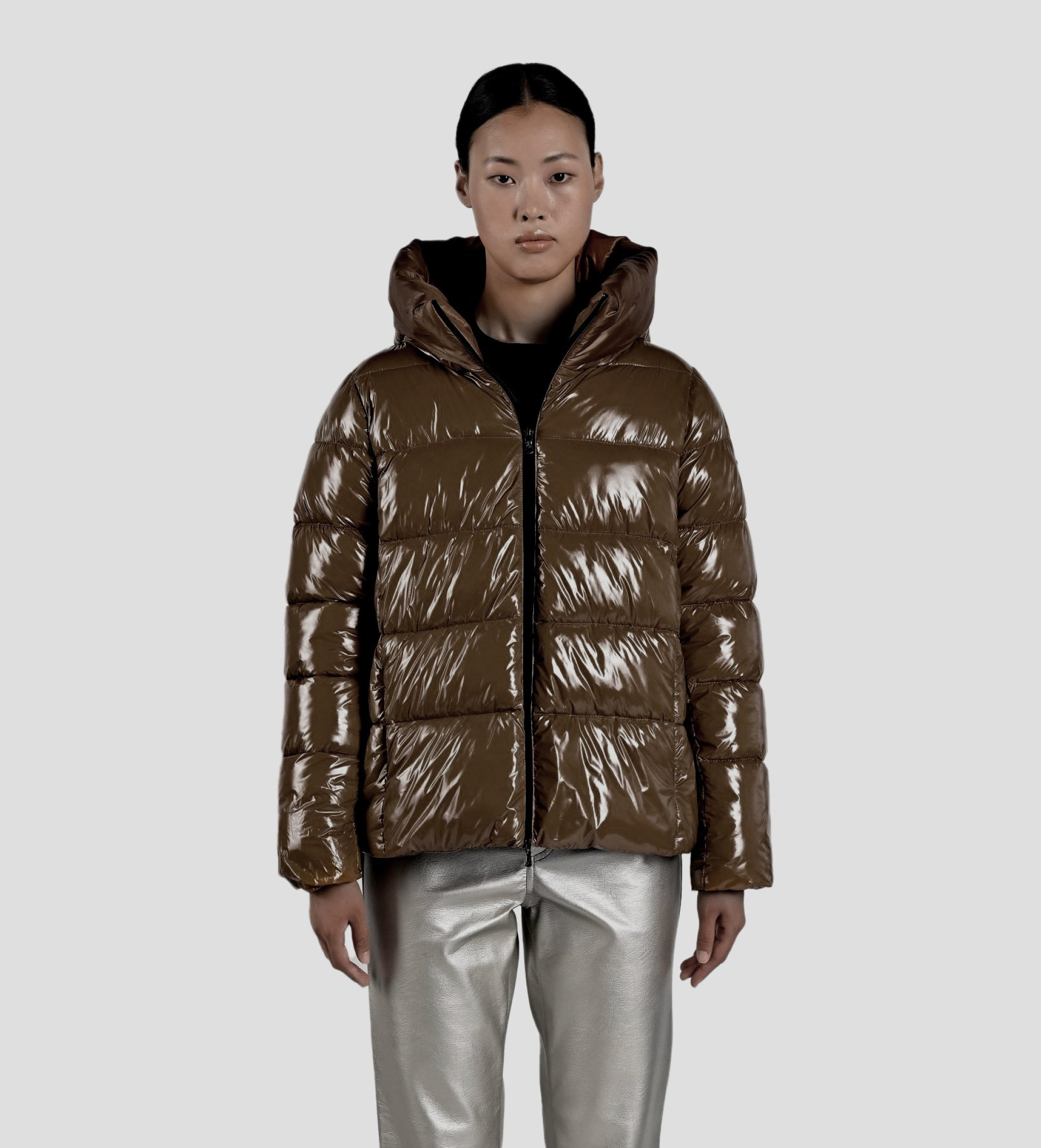 Canadian Classics für Damen. CN.G224229WREG Paulatuk brauner Mantel (M), Lässig, Polyester