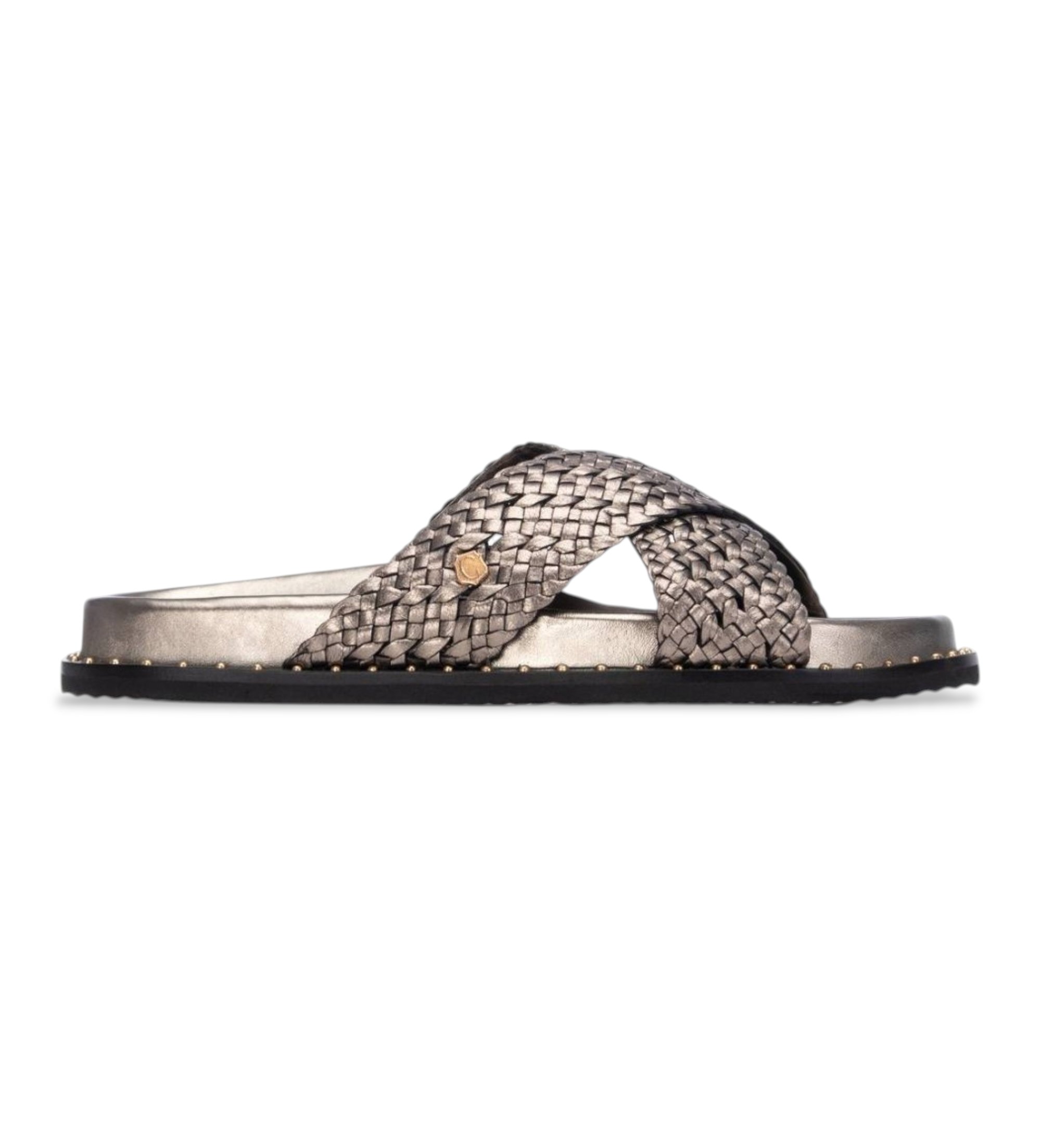 Carmela für Damen. 16305302-PLOMO Leder-Sandalen 163053 grau (37), Wohnung, Keine, Lässig