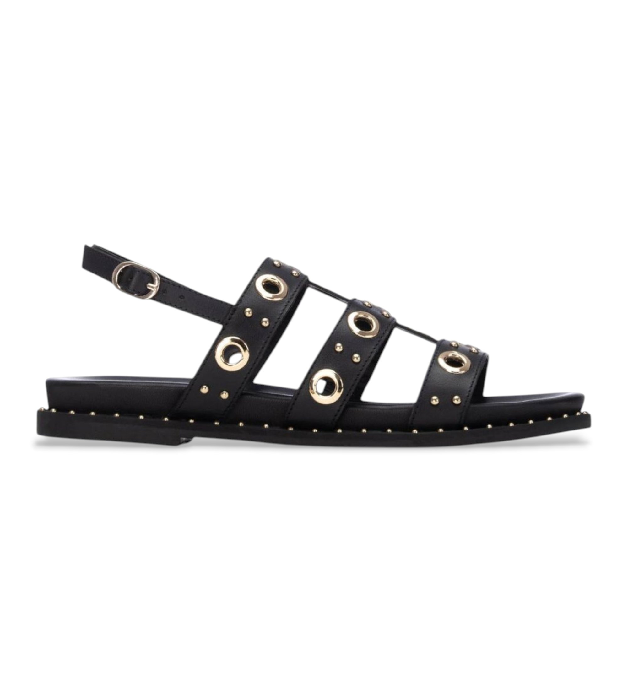 Carmela für Damen. 16320803-NEGRO Ledersandalen 163208 schwarz (36), Wohnung, Schnalle, Lässig