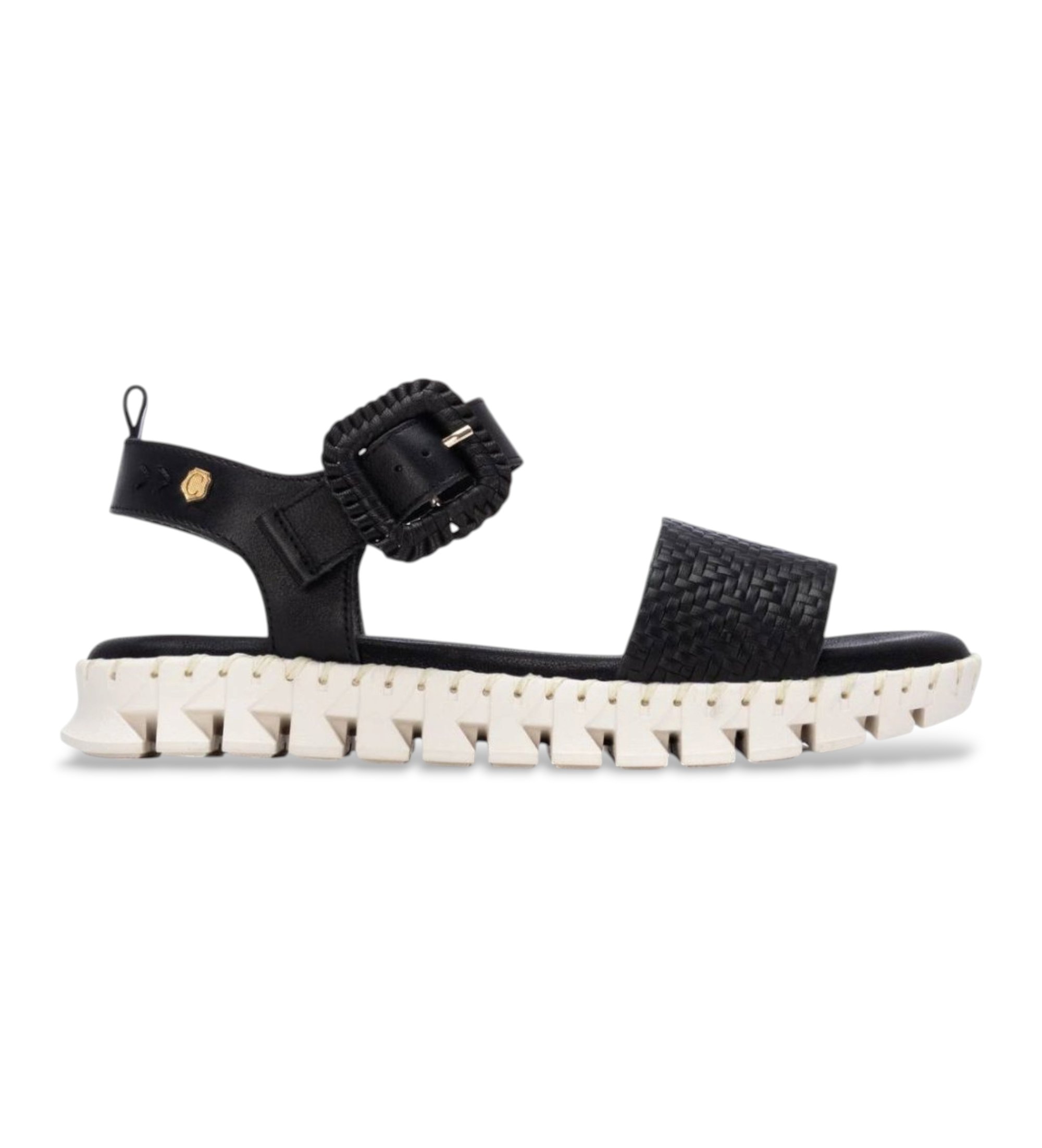 Carmela für Damen. 16326603-NEGRO Ledersandalen 163266 schwarz (37), Wohnung, Schnalle, Lässig