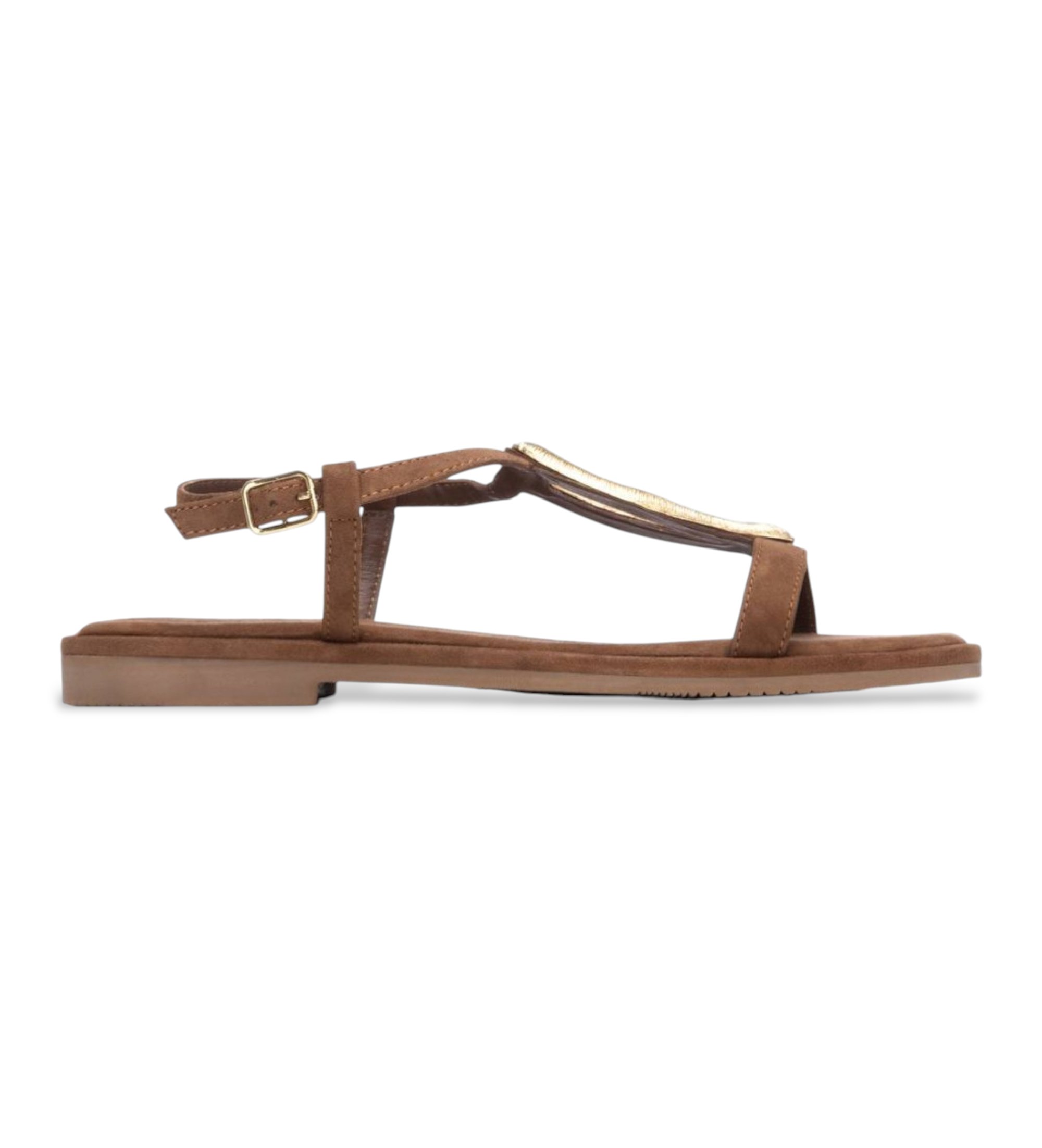Carmela für Damen. 16329001-CAMEL Ledersandalen 163290 braun (36), Wohnung, Schnalle, Lässig, Klassisch