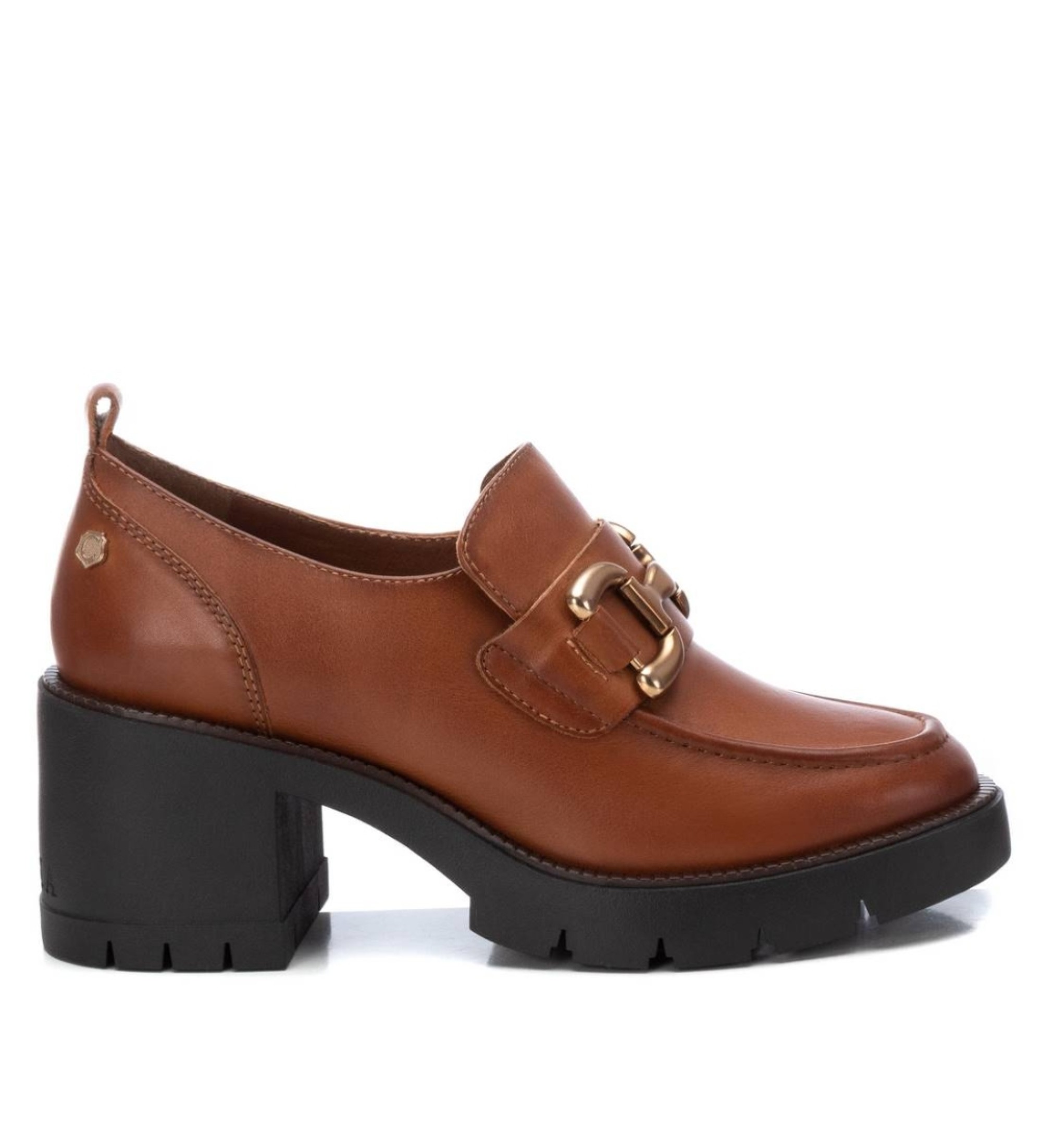 Carmela für Damen. 16189902-CAMEL Leder Mokassins 161899 braun (39), 5 bis 8 cm, Keine, Lässig