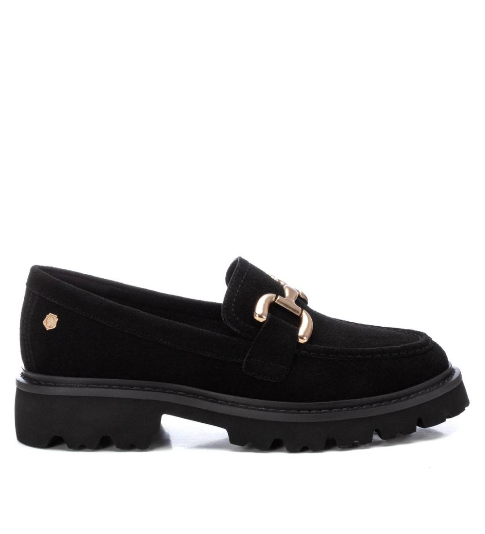 Carmela für Damen. 16195201-NEGRO Leder-Slipper 161952 schwarz (38), Wohnung, Keine, Lässig