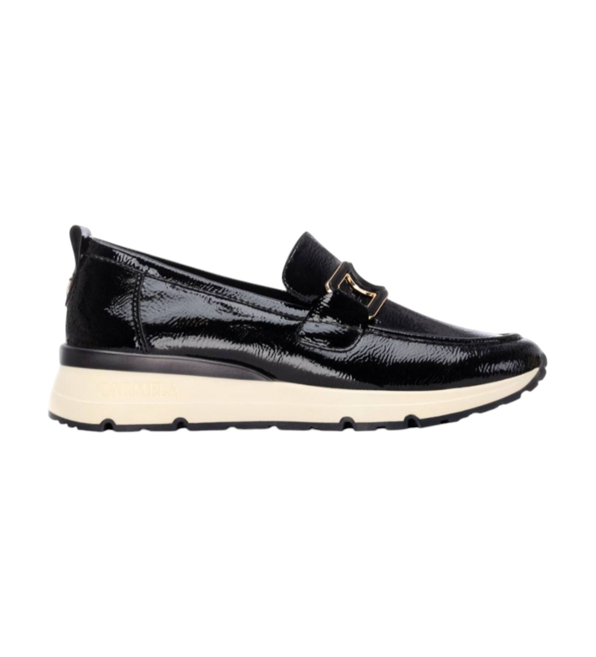Carmela für Damen. 16251803-NEGRO Turnschuhe 162518 schwarz (40), 1 bis 3 cm, Keine, Lässig, Lackleder