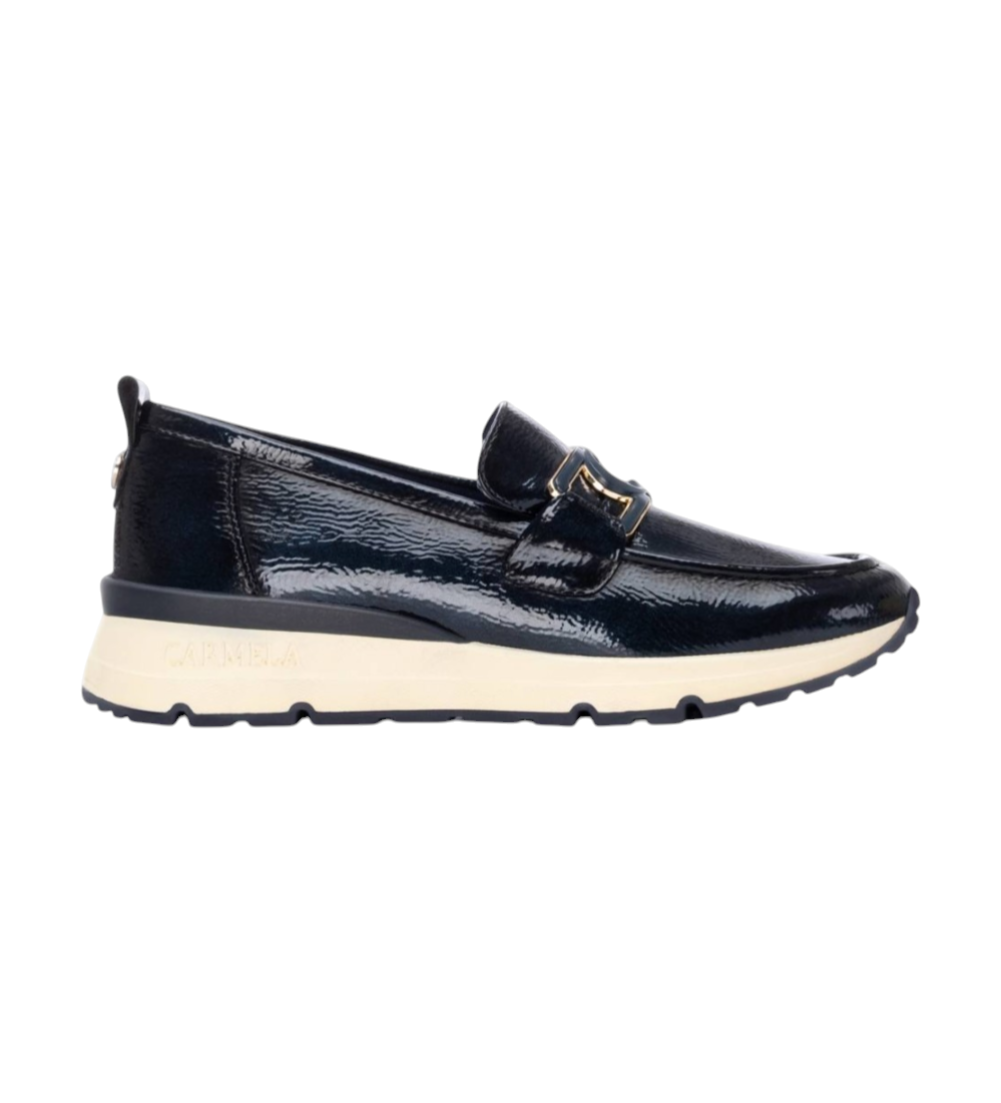 Carmela für Damen. 16251804-NAVY Turnschuhe 162518 navy (37), 1 bis 3 cm, Keine, Lässig, Lackleder, Marine