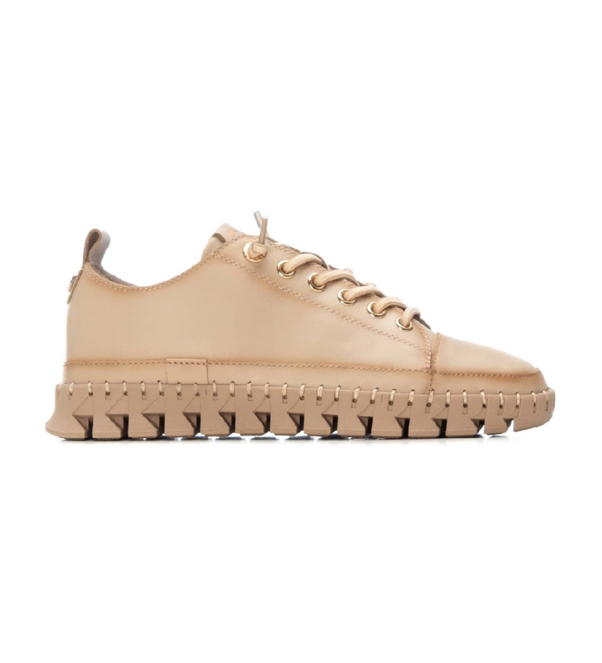 Carmela für Damen. 16253103-BEIGE Turnschuhe 162531 braun (41), Wohnung, Schnürsenkel, Lässig