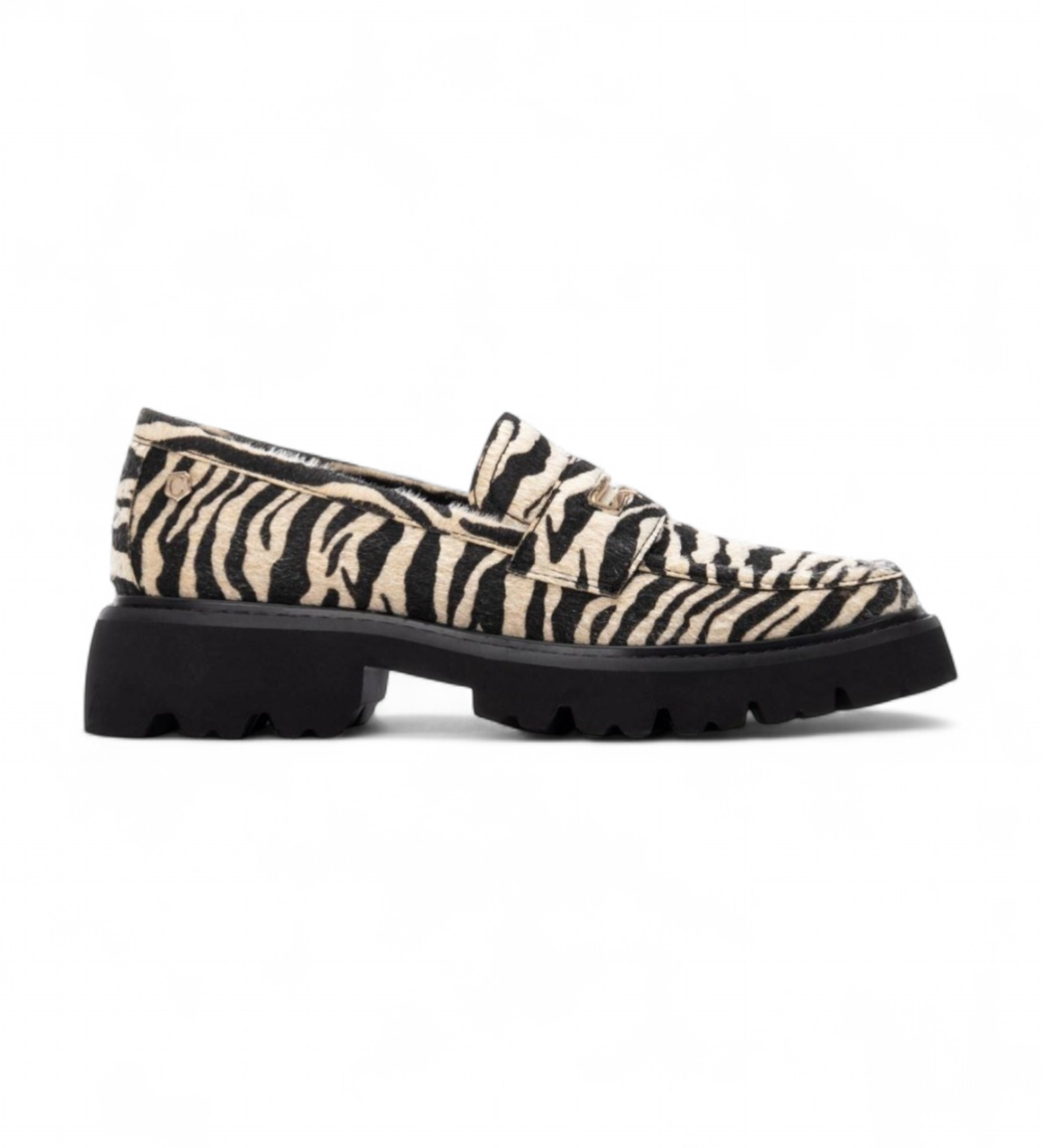 Carmela für Damen. 16254506-CEBRA Mokassins 162545 bedruckt (38), Wohnung, Keine, Lässig, Tierdruck, Klassisch