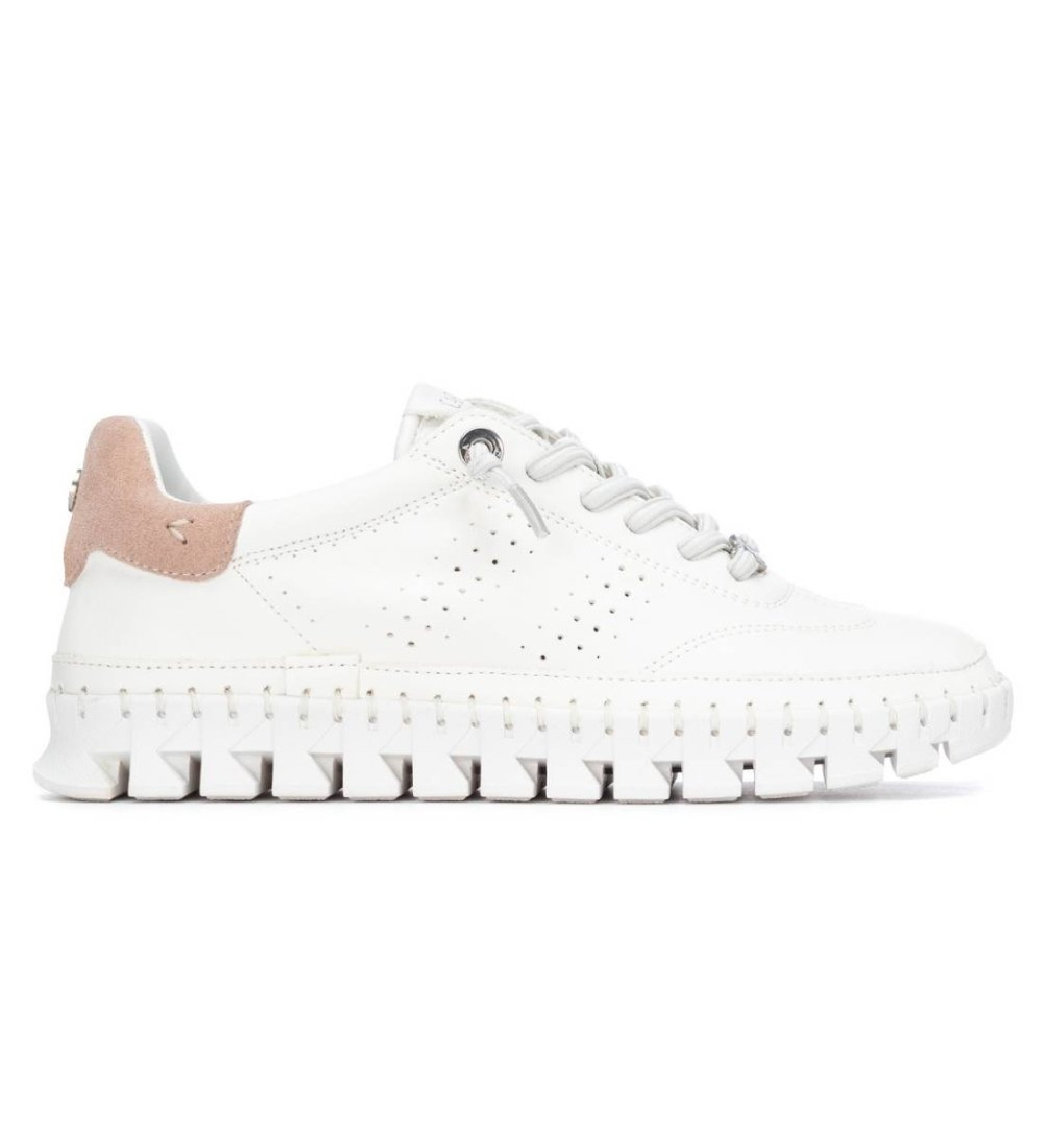 Carmela für Damen. 16310701-BLANCO Turnschuhe 163107 weiß (36), Stoff, Wohnung, Schnürsenkel, Lässig