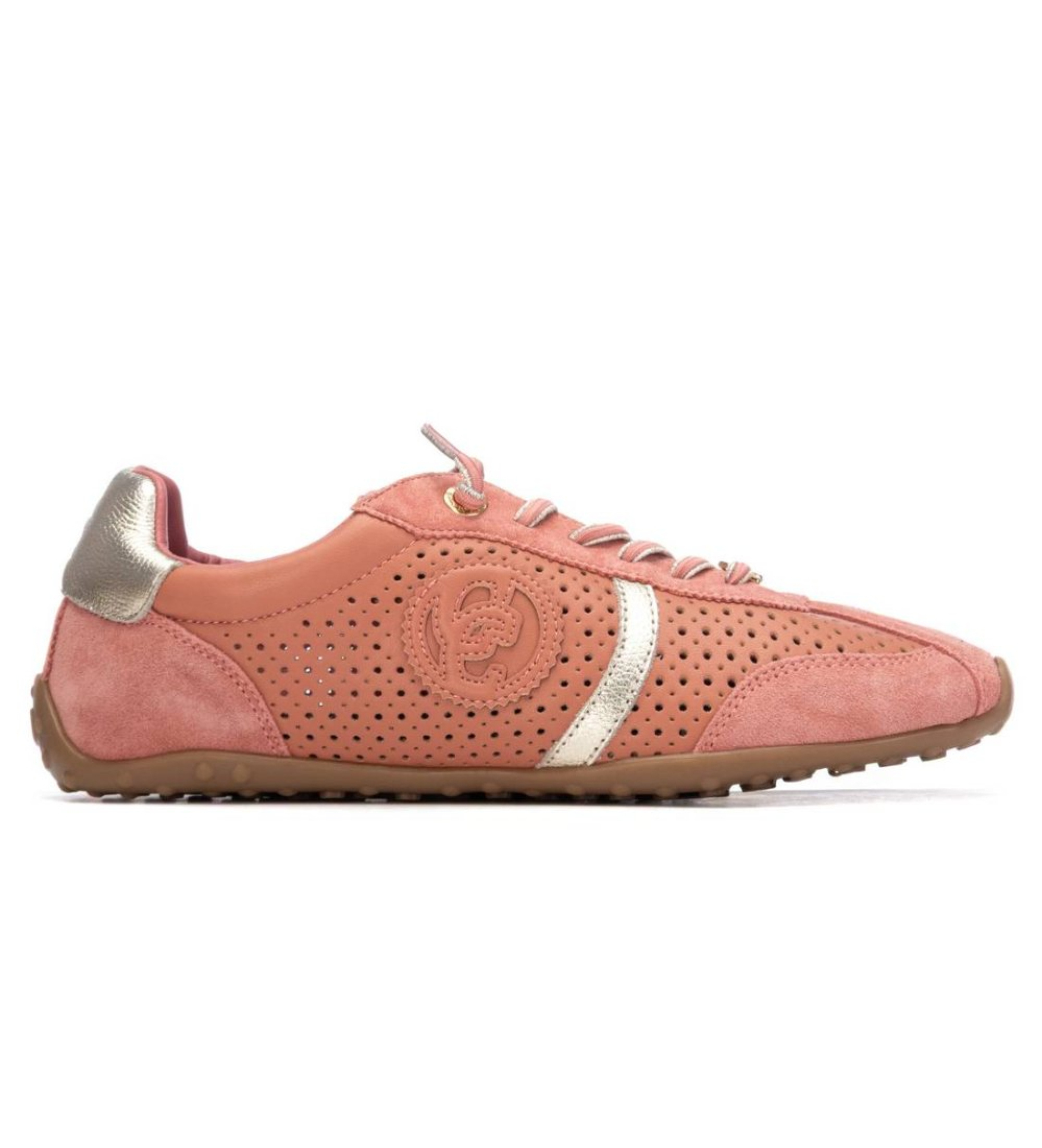 Carmela für Damen. 16310902-CORAL Schuhe 163109 rot (35), Wohnung, Schnürsenkel, Lässig, Grün