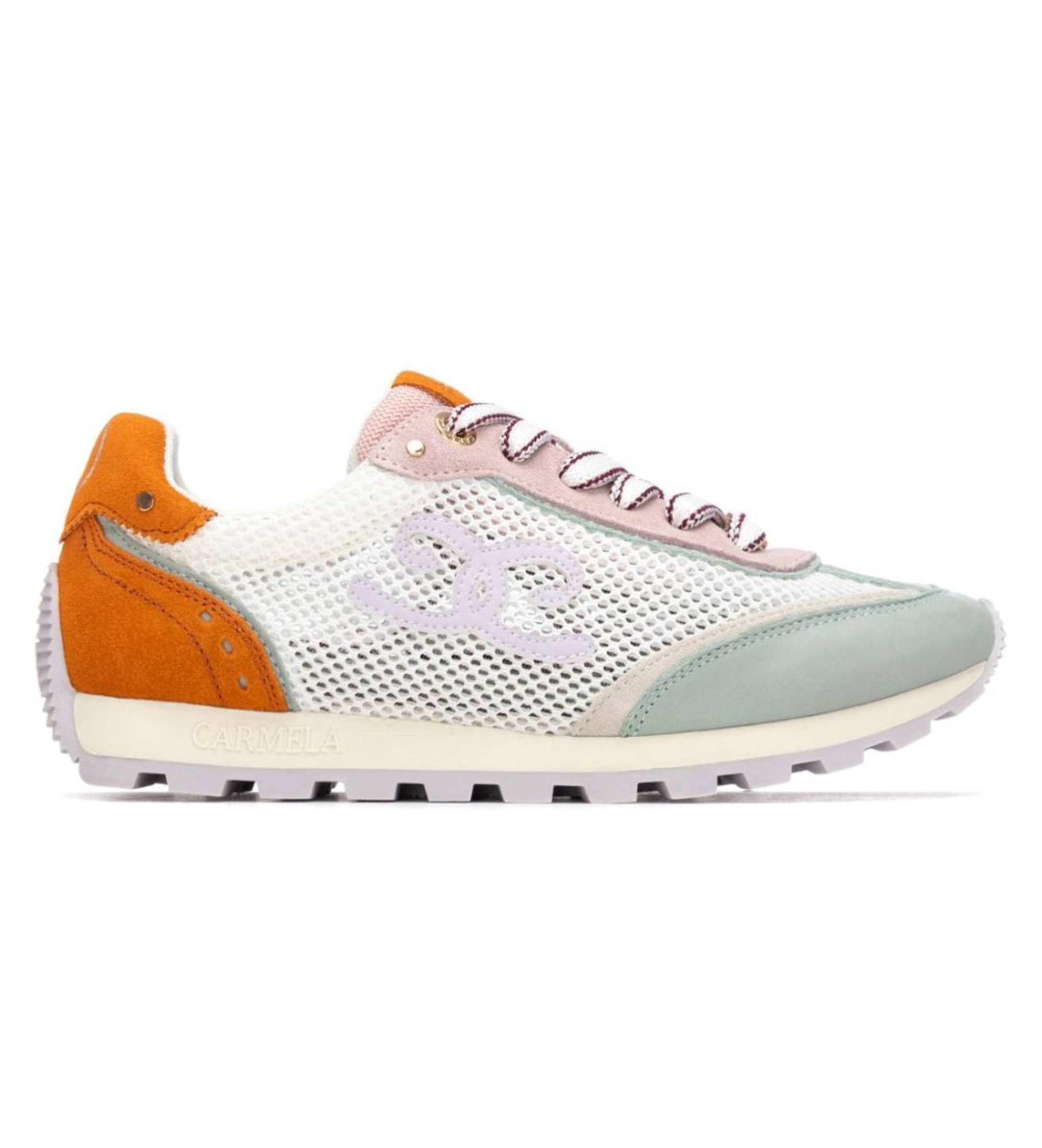 Carmela für Damen. 16321303-AQUA Turnschuhe 163213 grün (37), Stoff, Wohnung, Schnürsenkel, Lässig