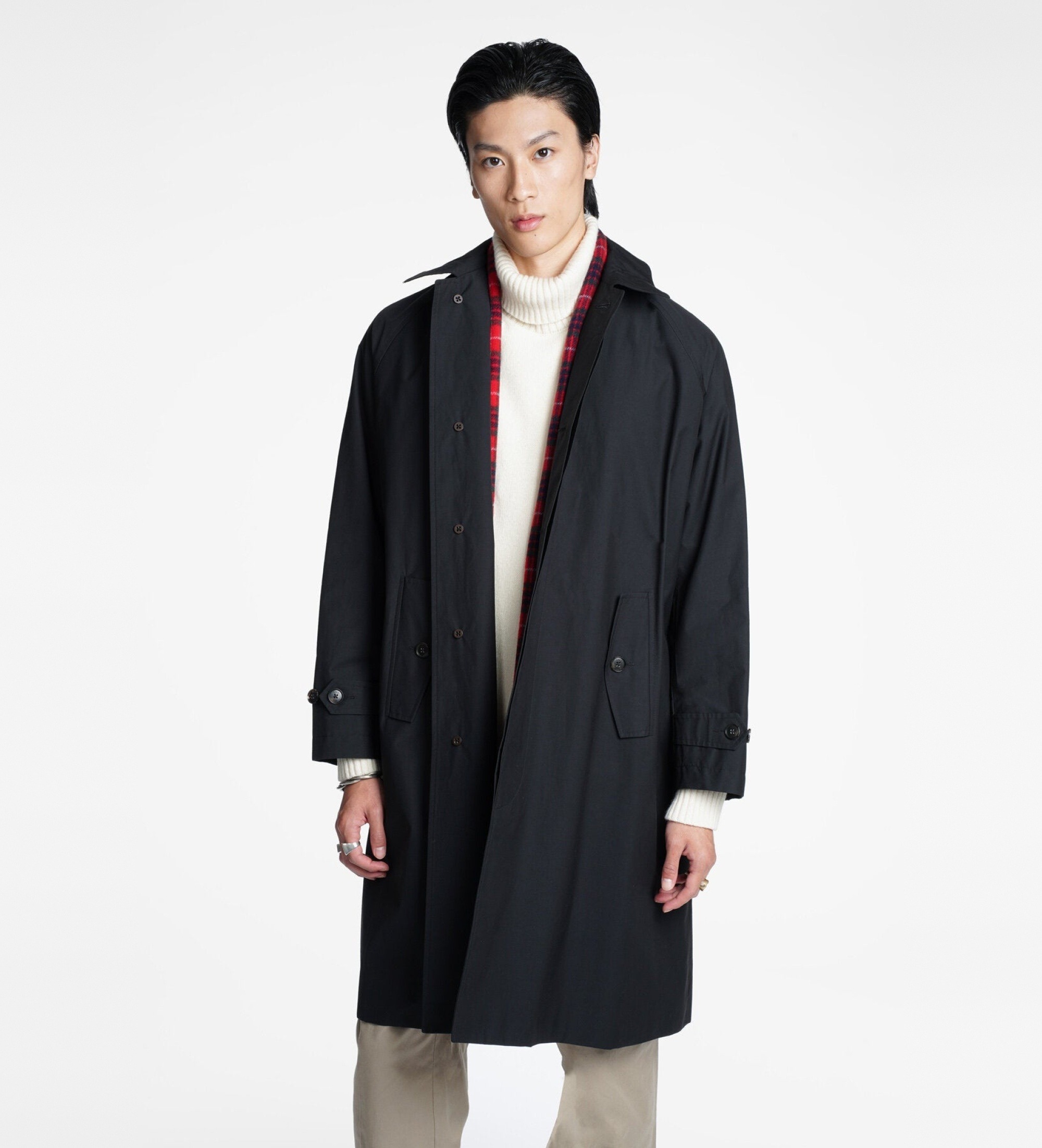Baracutavoor mannen. BRCPS1221UT3124 Trench G12 stof marineblauw (L), Casual, Klassiek, Polyester