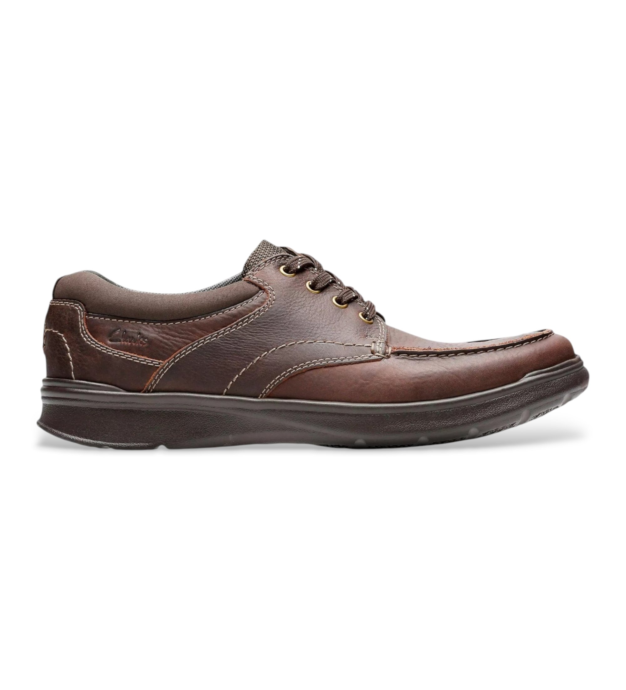 Clarks für Herren. 26119803 Braune Cotrell Edge Lederschuhe (42), Wohnung, Schnürsenkel, Lässig