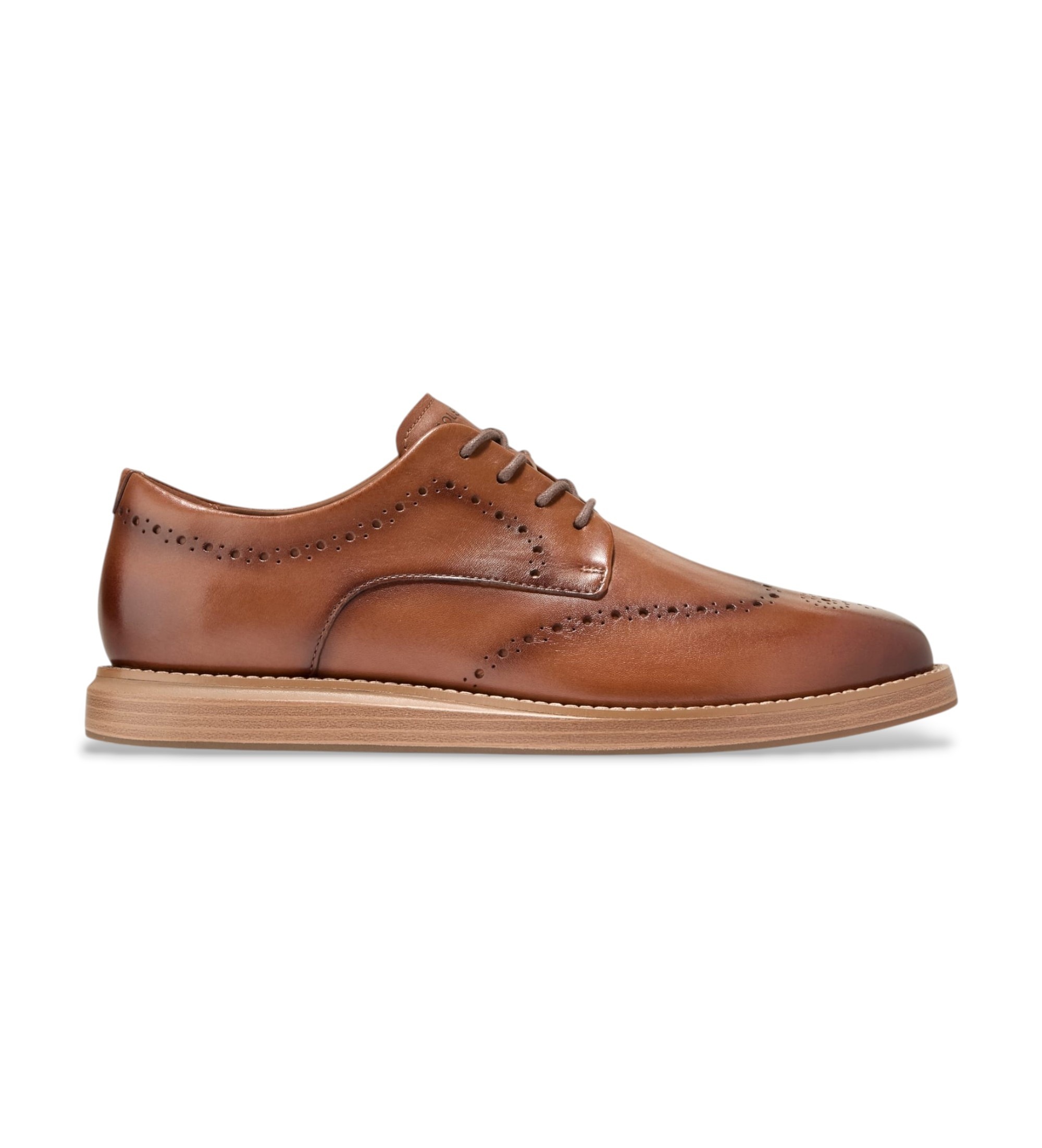 Cole Haan für Herren. C45032 Grand Neoclassic Flexcraft Wingtip Oxford Lederschuhe braun (46), Wohnung, Schnürsenkel, Lässig, Klassisch