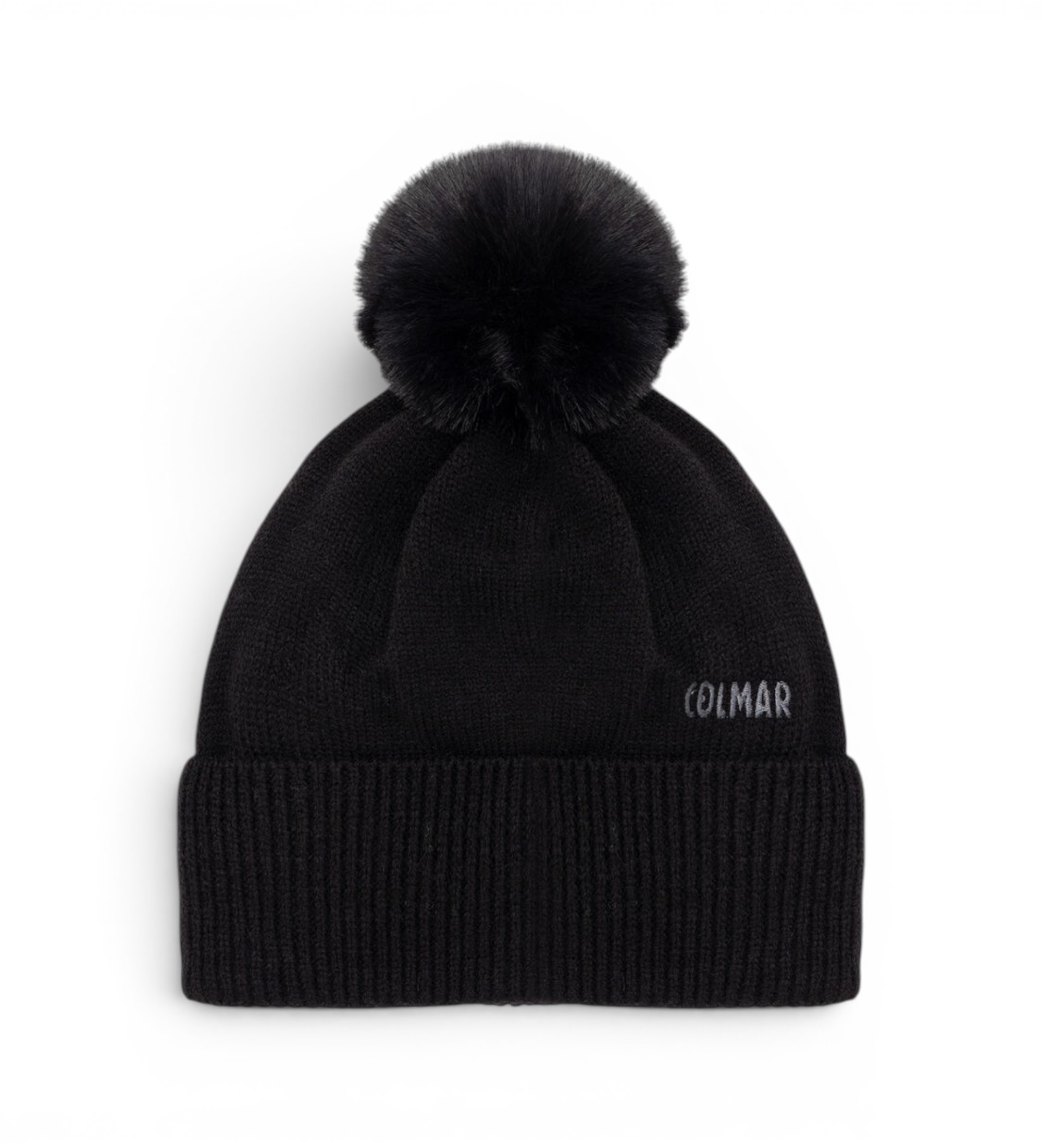 Colmarvoor vrouwen. 48000001E-1JO Muts gevoerd met fleece stof met zwarte pompon (OSFA), Casual, Acryl