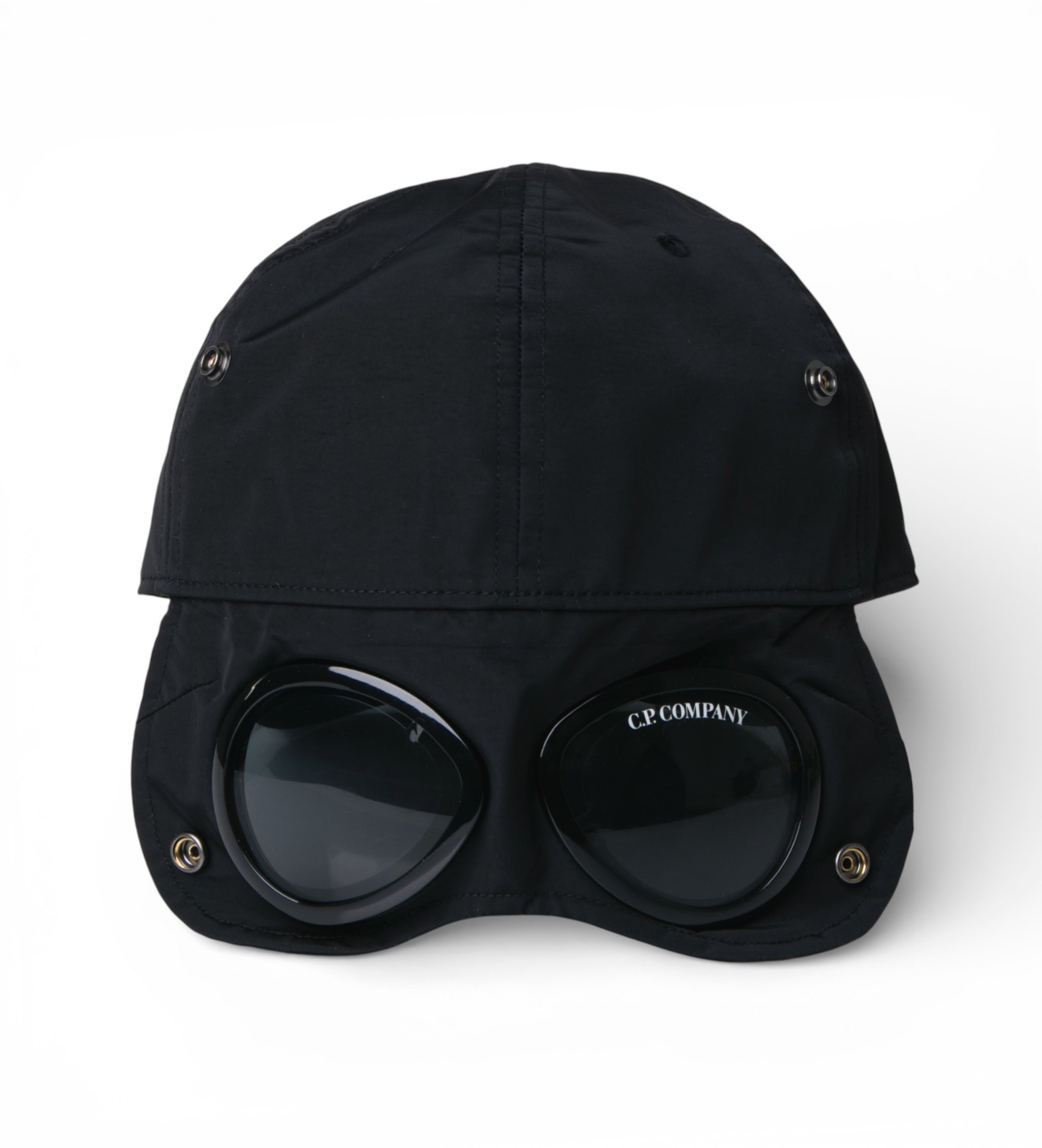 C.P. Company für Herren. RCCMAC748A110545A Baseballkappe schwarz (L), Lässig, Polyamid