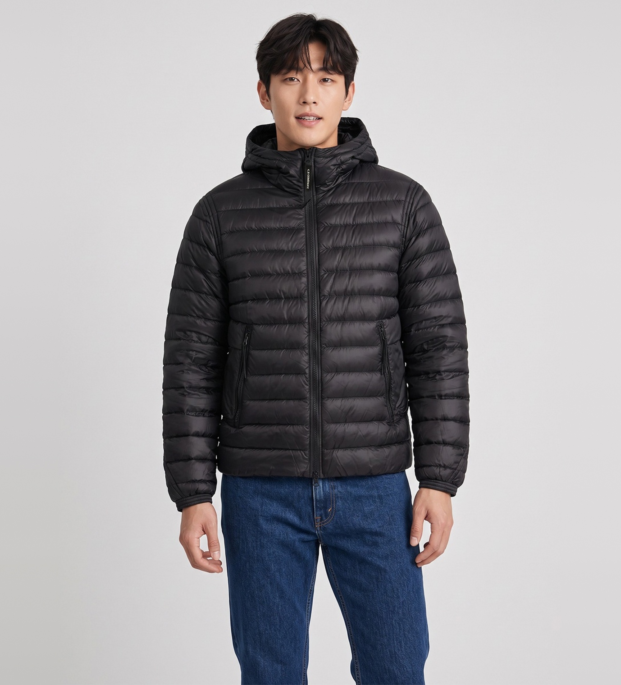 C.P. Company für Herren. 21CMOW126A110416A Leichte Jacke Google schwarz (M), Lässig, Polyamid