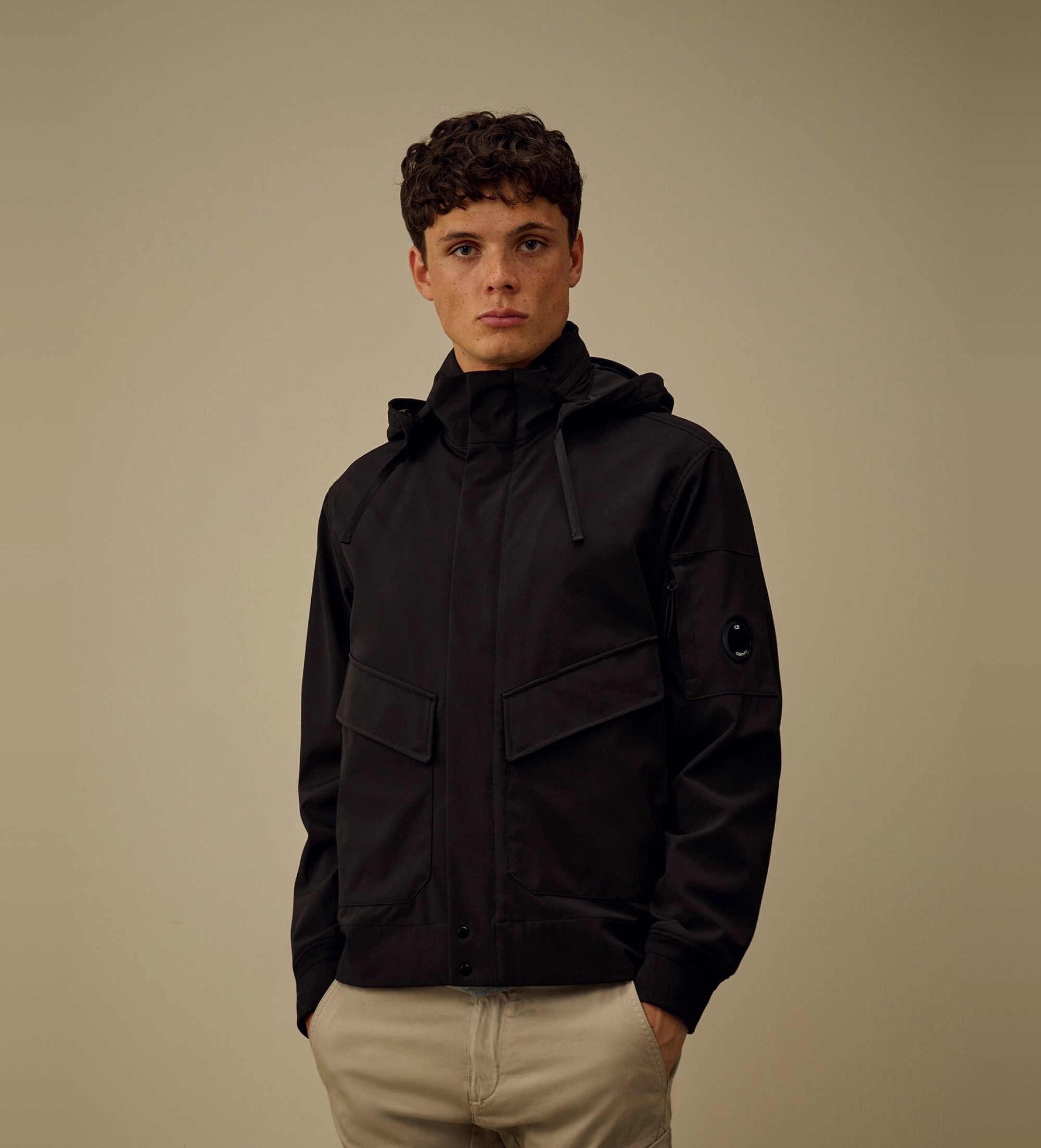 C.P. Company für Herren. 20CMOW001A005968A Shell-R Lens Jacket navy (S), Lässig, Polyamid, Marine