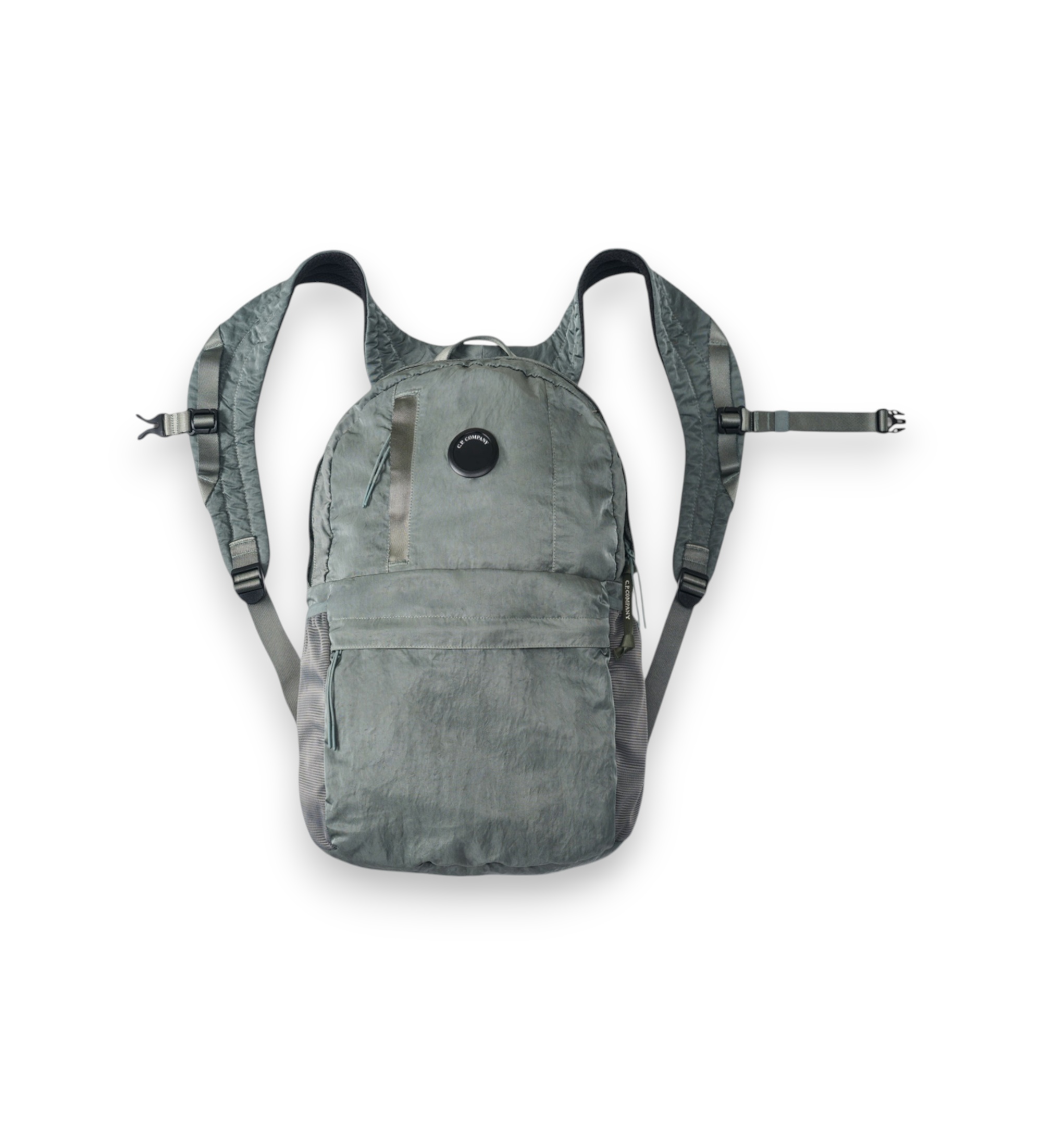 C.P. Company für Herren. 21CMAC737A005269G Rucksack Nylon B Lens grau (OSFA), Lässig, Polyamid