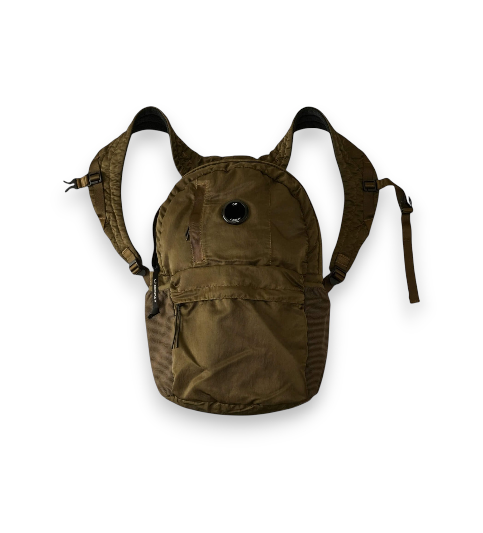 C.P. Company für Herren. RCCMAC737A005269G Nylon B Lens Rucksack grün (OSFA), Lässig