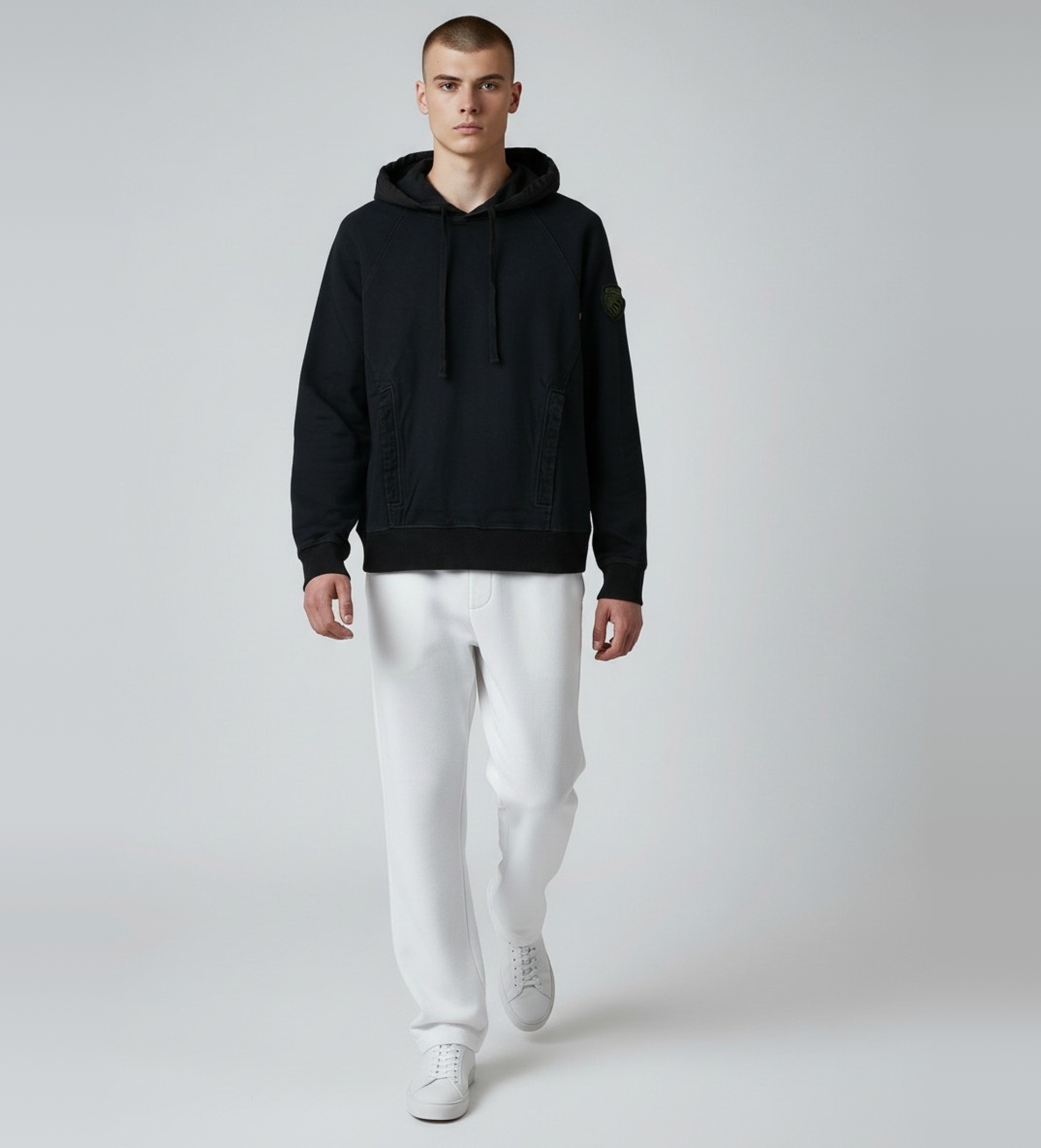 C.P. Company für Herren. 20CMKN181A110373A Sweatshirt Logo schwarz (XL), Lässig, Baumwolle
