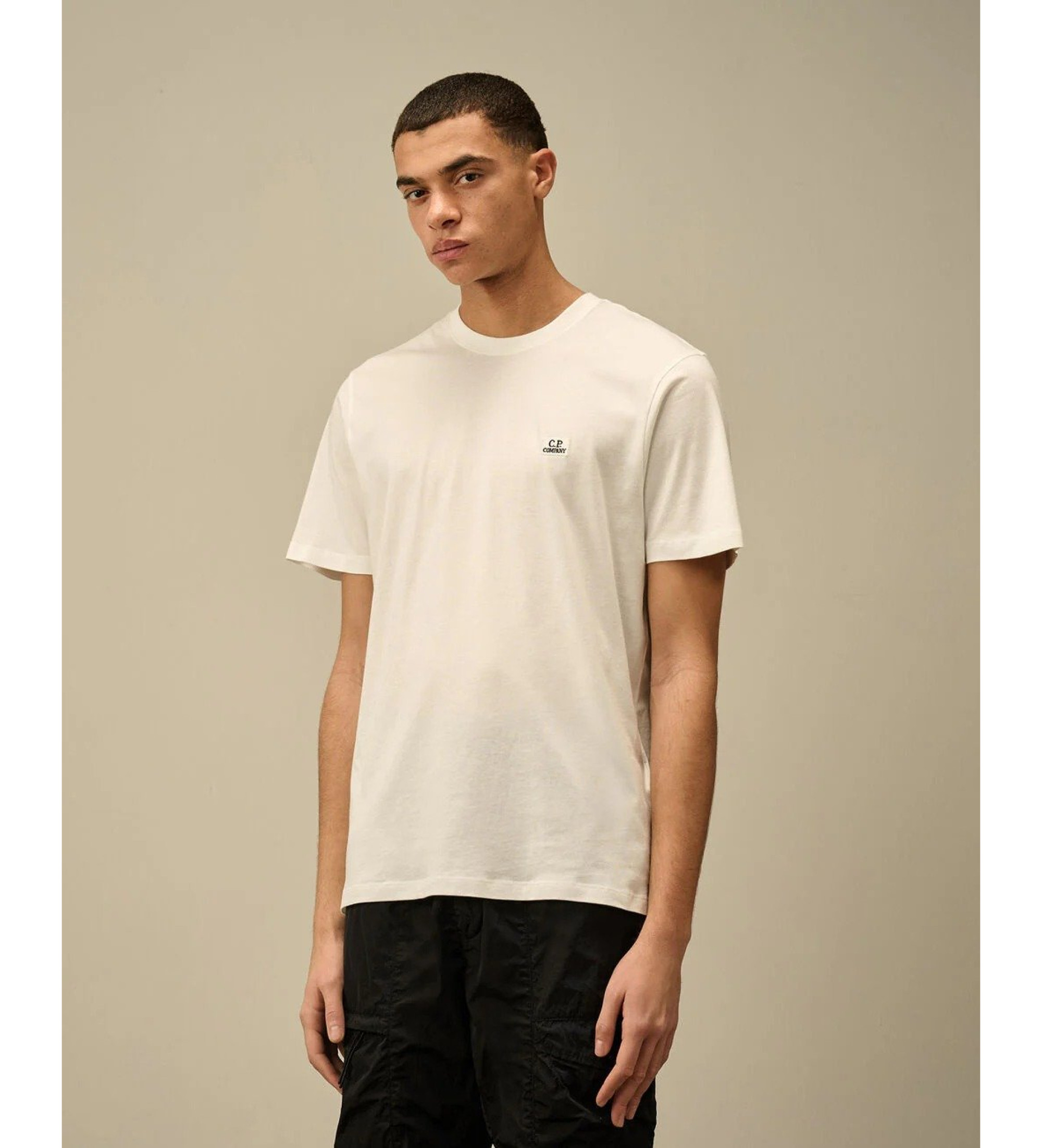 C.P. Company für Herren. RCCMTS725A005100W Schutzbrille T-shirt weiß (XL), Lässig, Baumwolle, Kurzarm