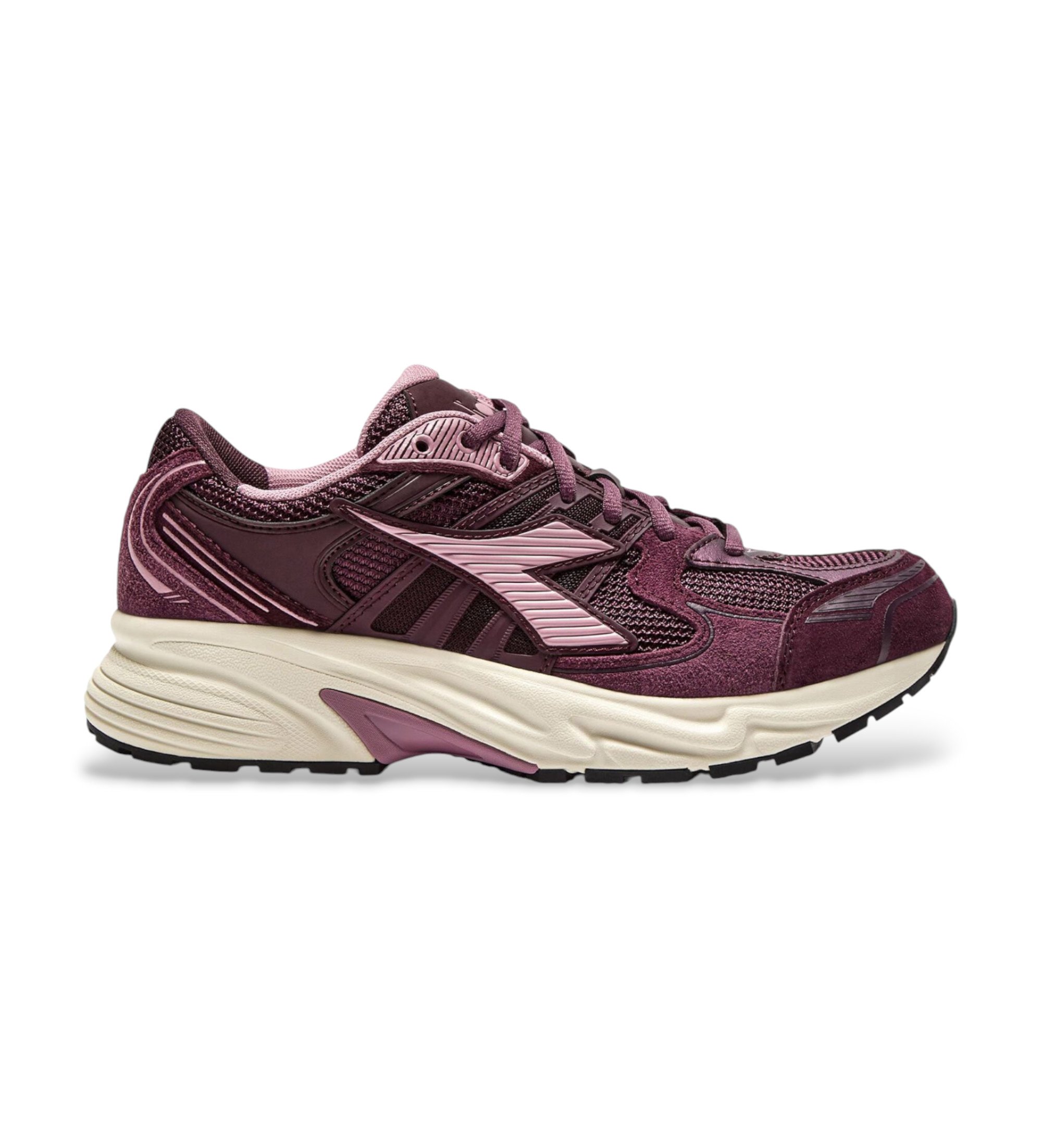 Diadora für Herren. 501181239 Mythos Star Flieder Leder Hausschuhe (43), Wohnung, Schnürsenkel, Lässig
