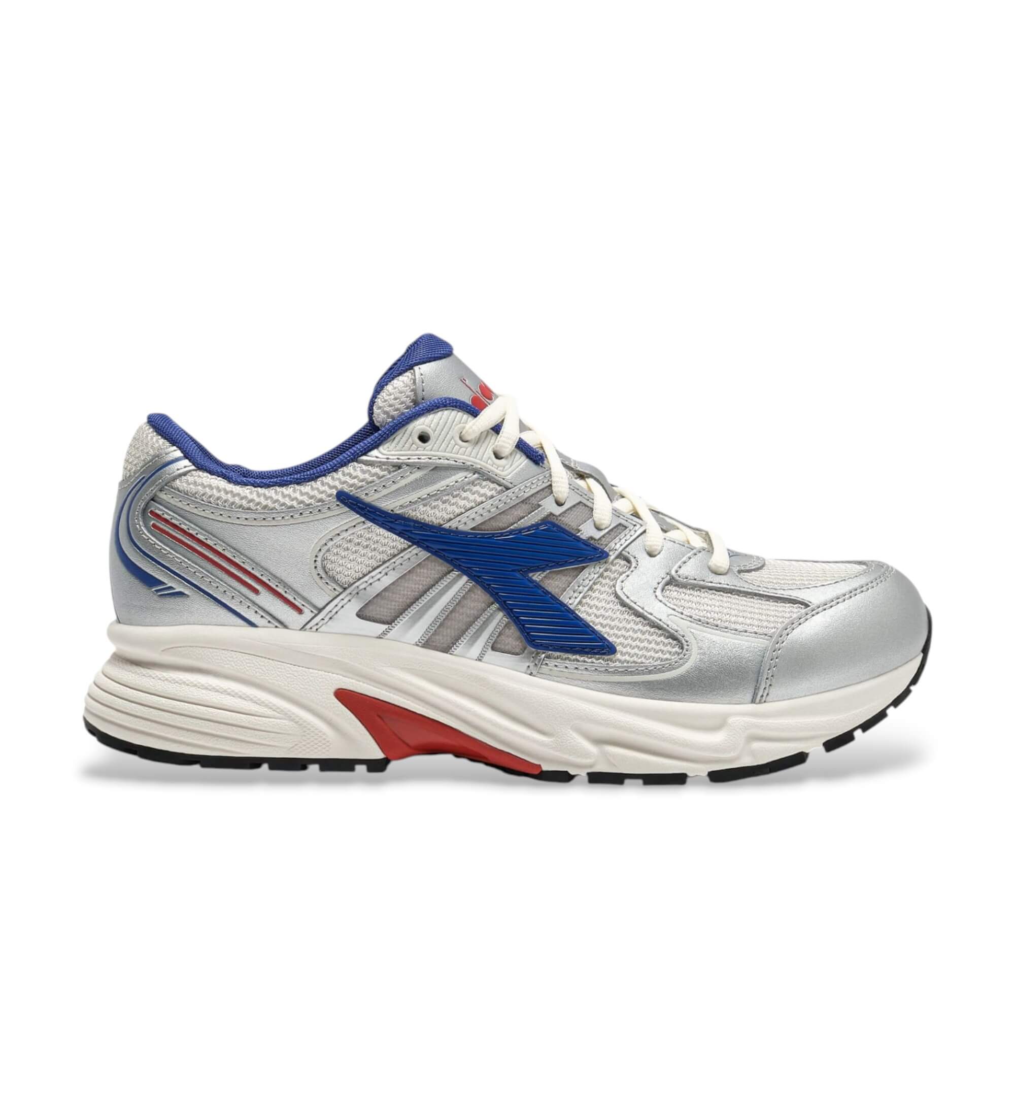 Diadora für Herren. 501183695 Turnschuhe Mythos Star Met grau, blau (43), Wohnung, Schnürsenkel, Lässig