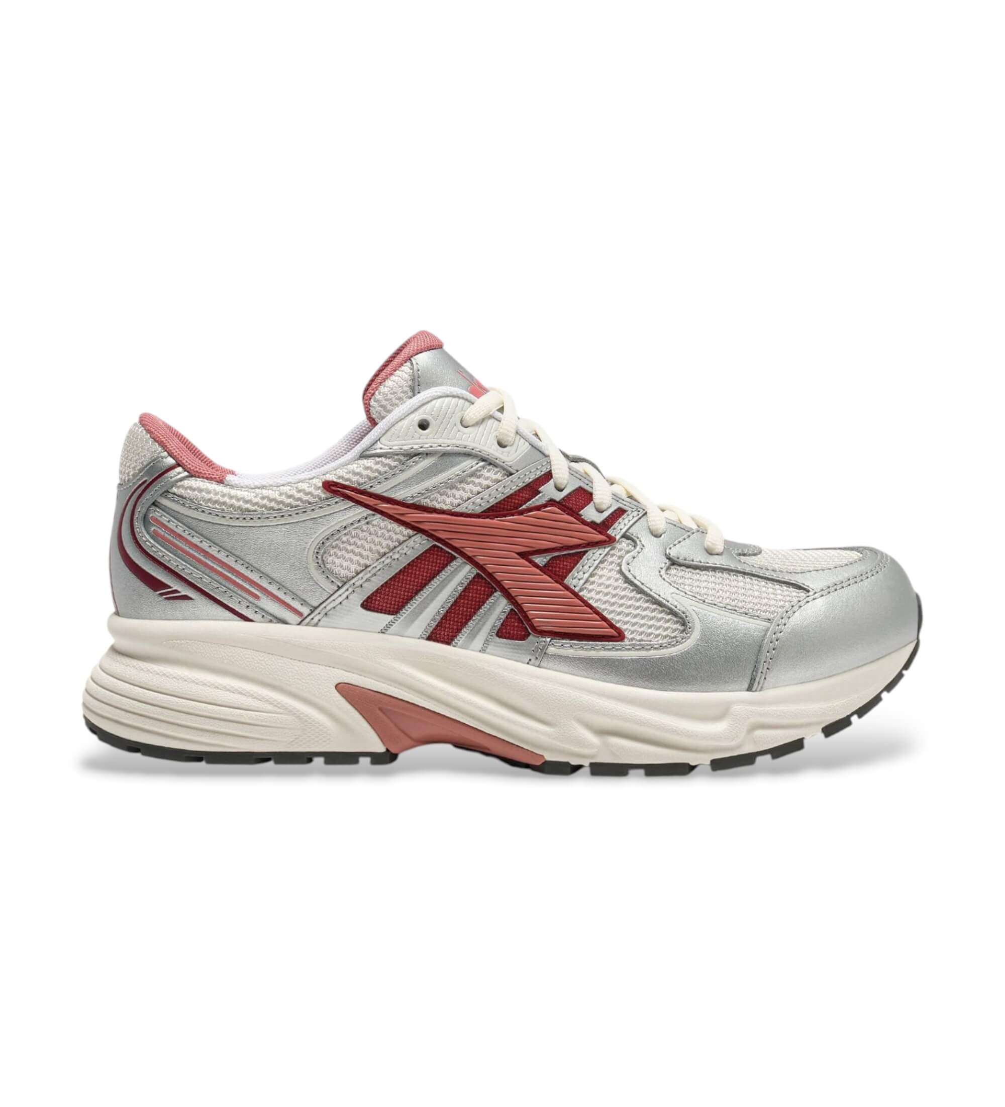 Diadora für Herren. 501183695 Turnschuhe Mythos Star Met grau rosa (44), Wohnung, Schnürsenkel, Lässig