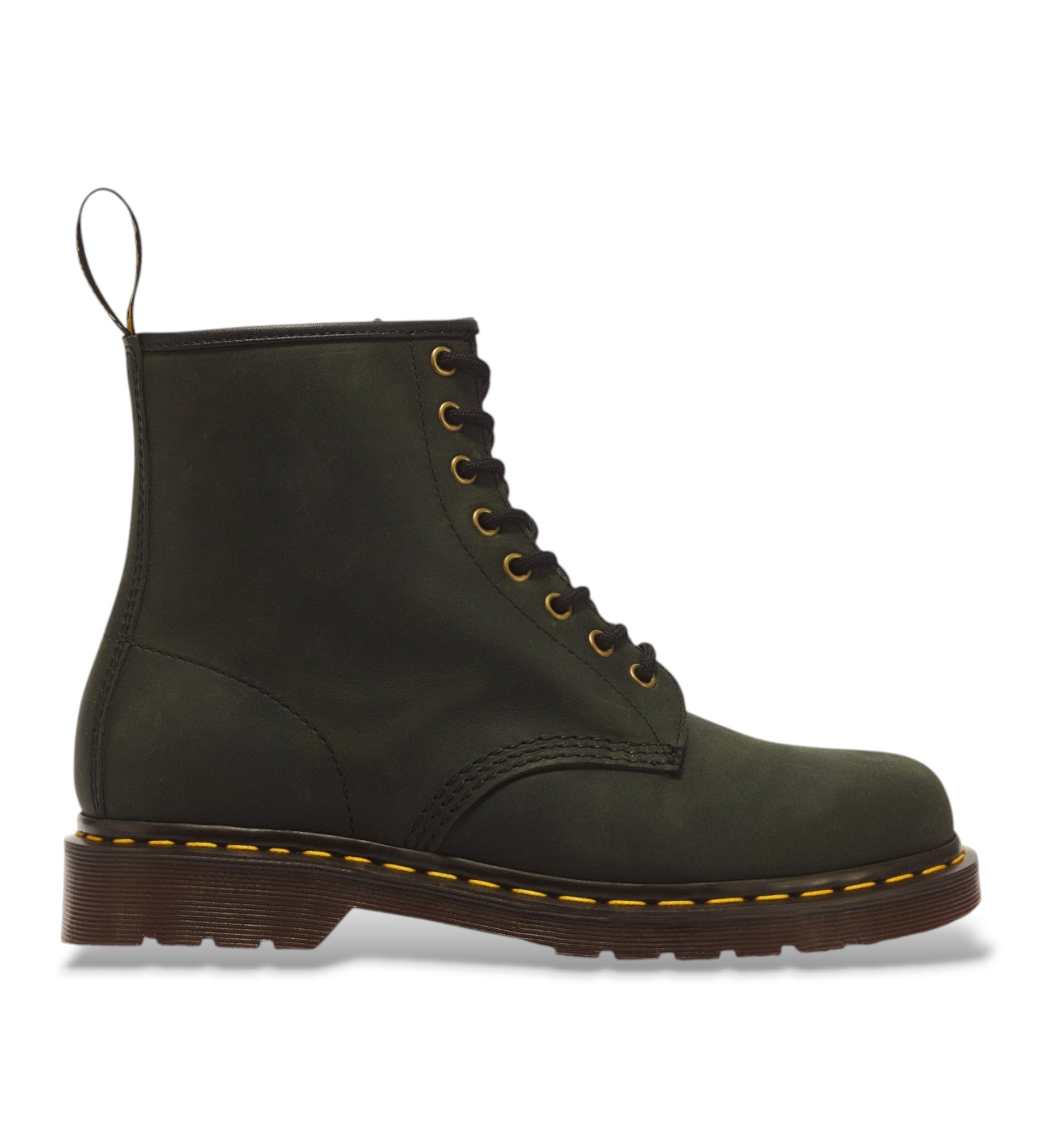 Dr Martens Unisex. 11822300 Lederstiefeletten 1460 Dms grün (39), Wohnung, Schnürsenkel, Lässig