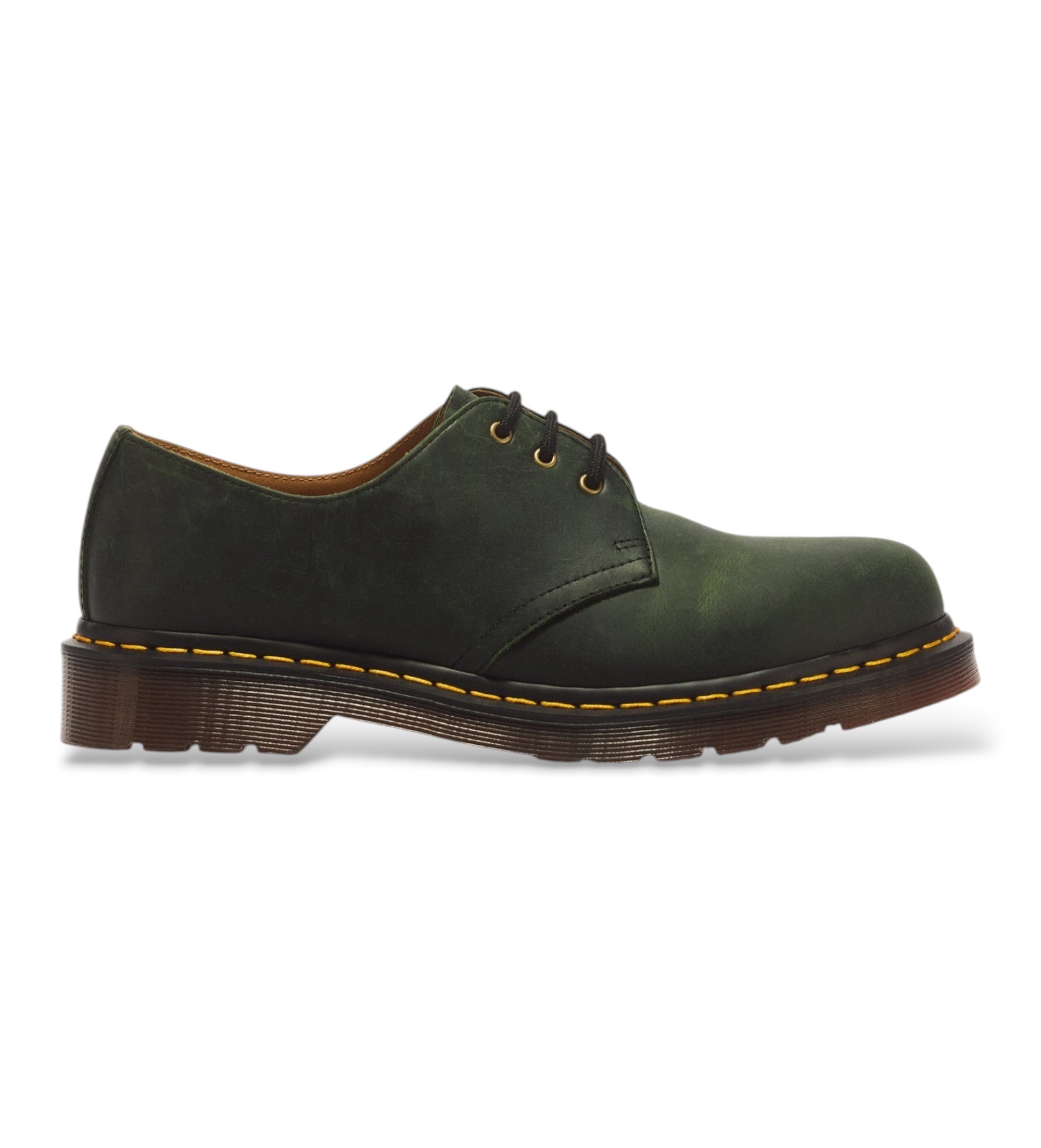 Dr Martens Unisex. 11838300 Leder-Loafer 1461 Dms grün (41), Wohnung, Schnürsenkel, Lässig