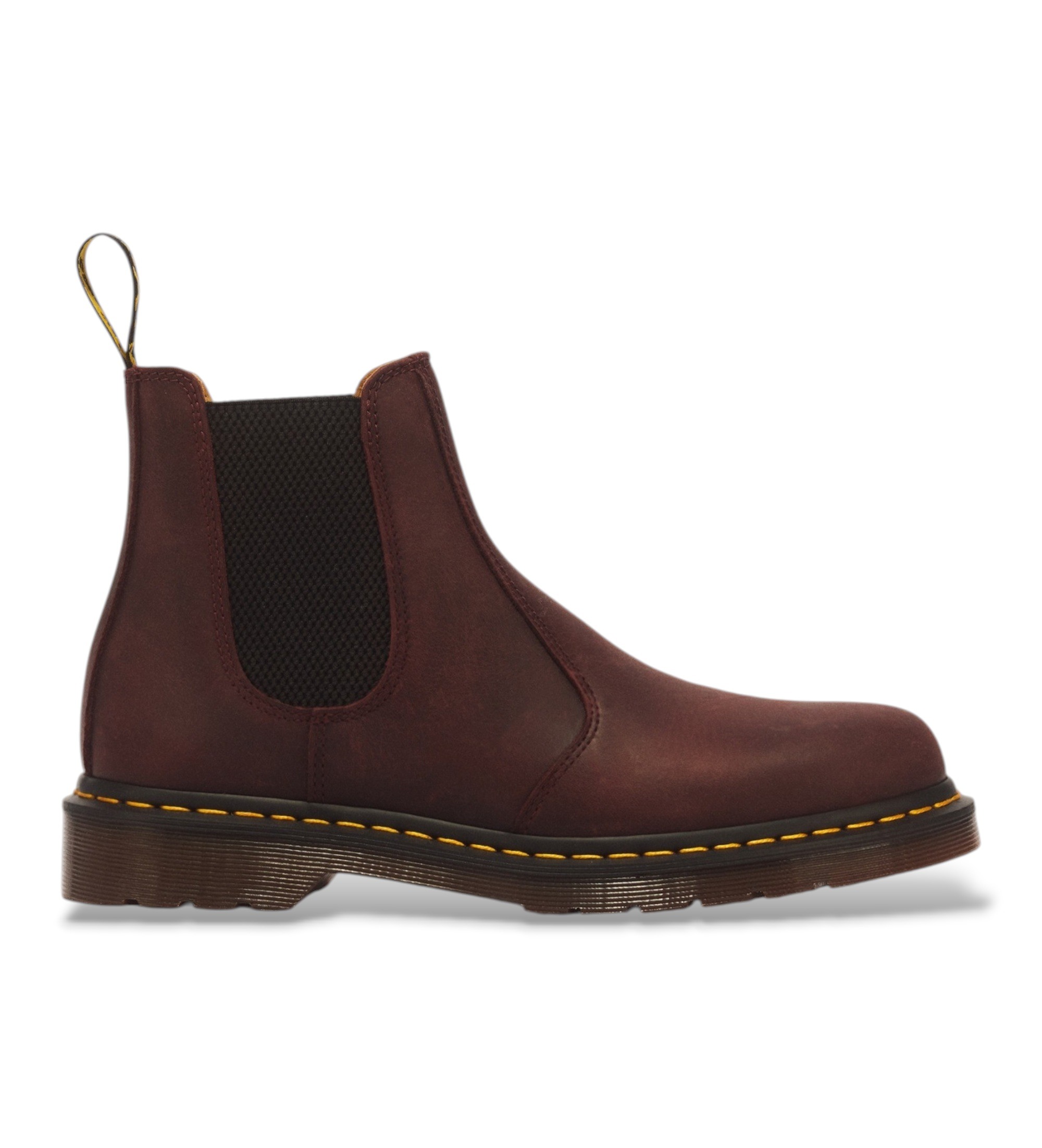 Dr Martens für Damen. 27486600 Leder-Stiefeletten 2976 Ys braun (38), Wohnung, 1 bis 3 cm, Keine, Lässig
