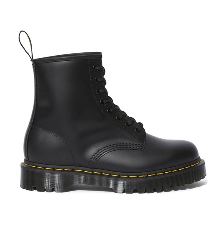 Dr Martens für Damen. 25345001 Lederstiefel 1460 BEX schwarz (41), Schnürsenkel, Lässig