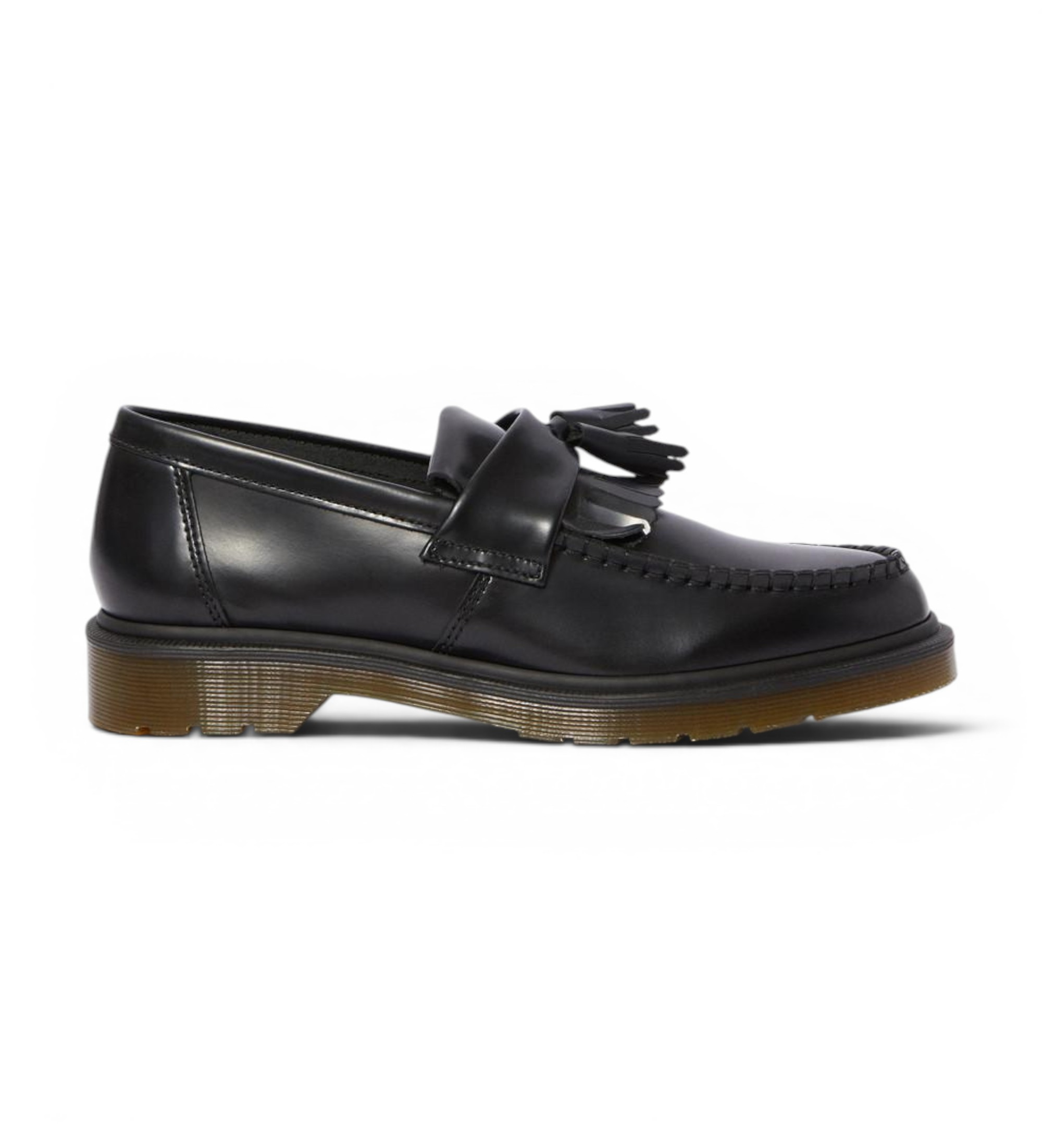 Dr Martens Unisex. 14573001 Leder-Slipper Adrian mit Quaste schwarz (41), Wohnung, Keine, Lässig