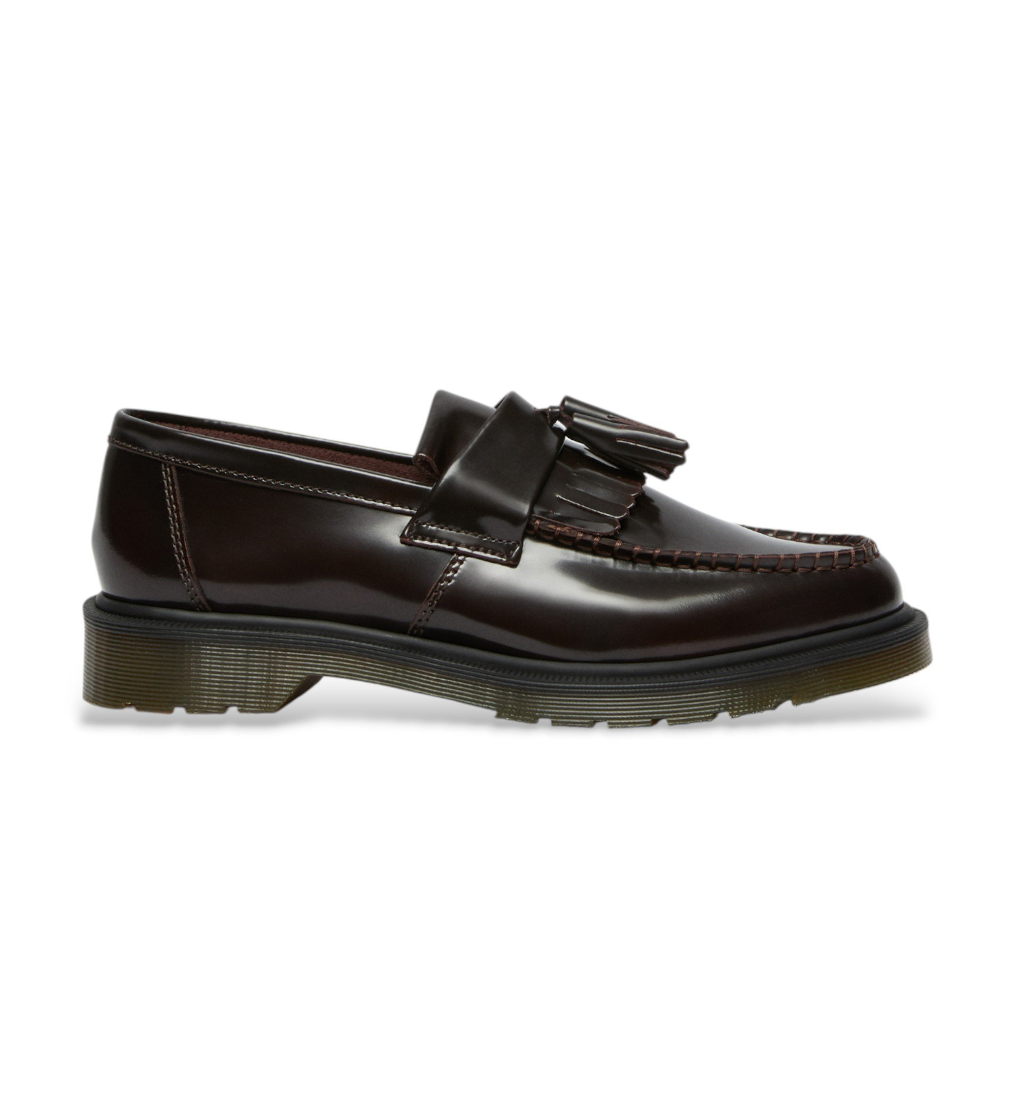 Dr Martens für Herren. 14573601 Adrian Leder-Slipper granat (36), Wohnung, Keine, Lässig, Kastanienbraun, Bordeaux