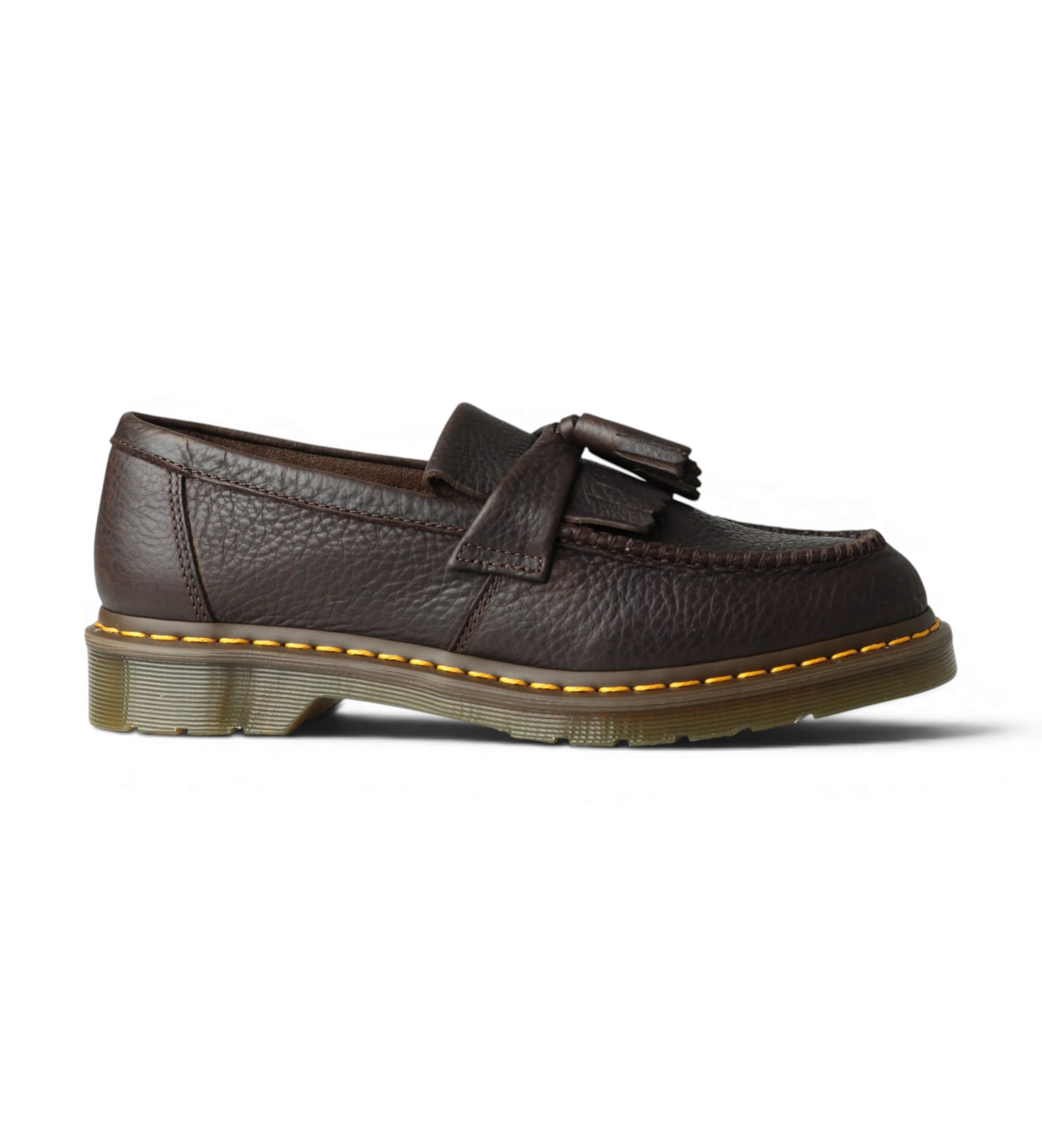 Dr Martens Unisex. 31997200 Leder-Loafer Adrian Ys braun (44), Wohnung, 1 bis 3 cm, Keine, Lässig