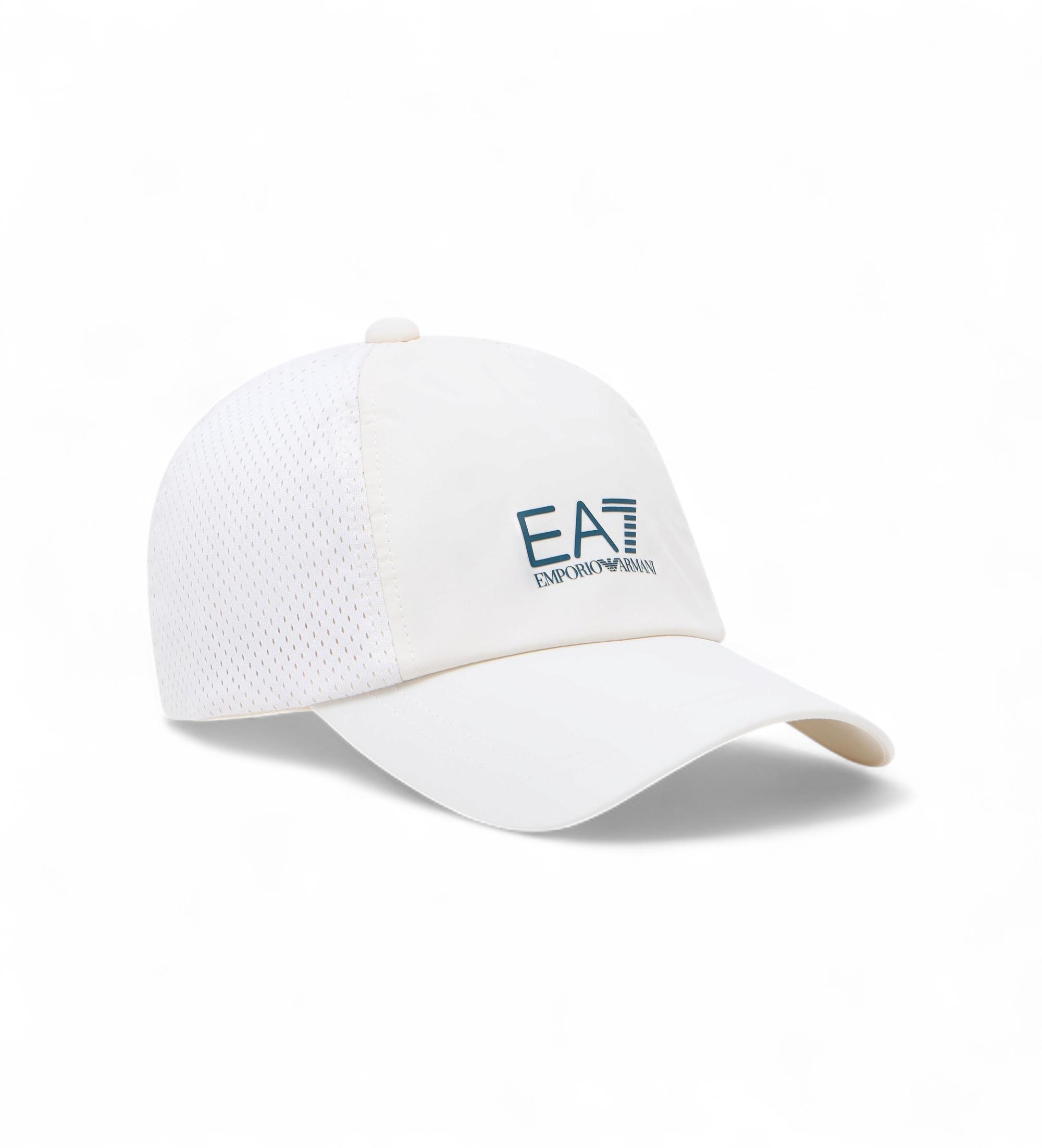 EA7 für Damen. 7W001164_AF21607 Baseballkappe aus Nylon Tennis Pro weiß (OSFA), Sportlich, Polyester