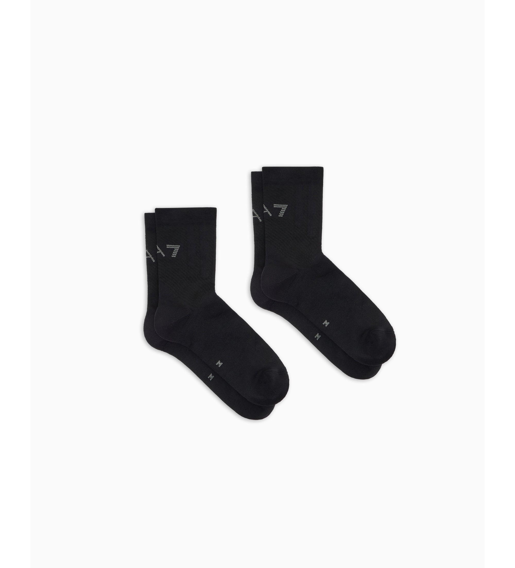 EA7 Unisex. 7X000579_AF22658 Running Crusher Socken schwarz (S), Sportlich, Synthetisch
