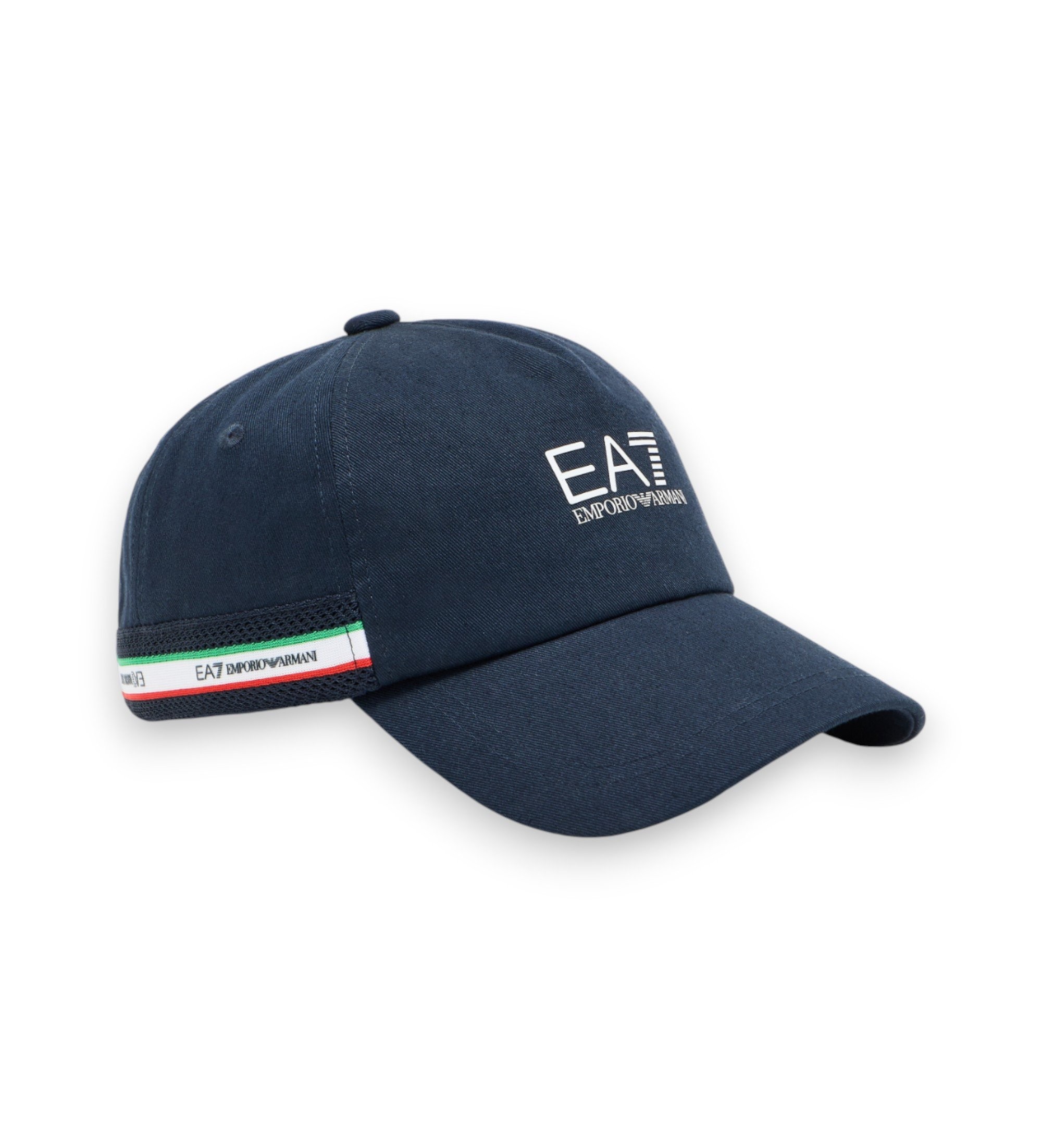 EA7 Unisex. 7X000609_AF15502 Mütze Italian Spirit navy (S), Lässig, Sportlich, Baumwolle, Sportbekleidung, Multisport, Marine