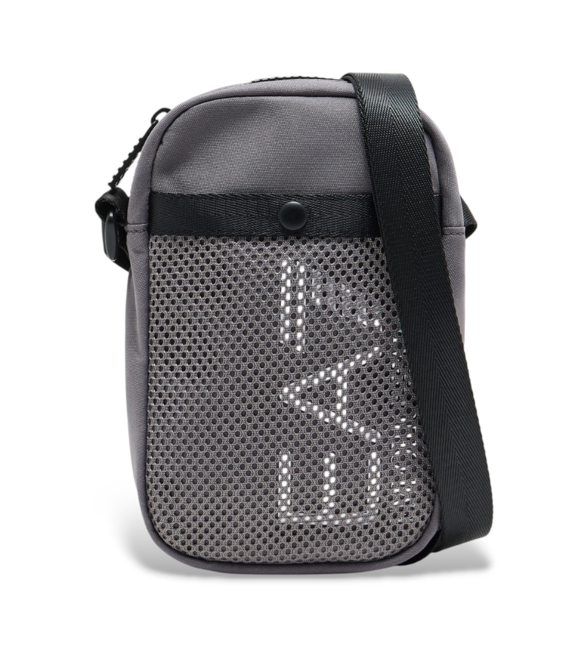 EA7 Unisex. 7X000633_AF23097 Sportliche Umhängetasche mit Frontlogo XL grau (OSFA), Lässig, Polyester