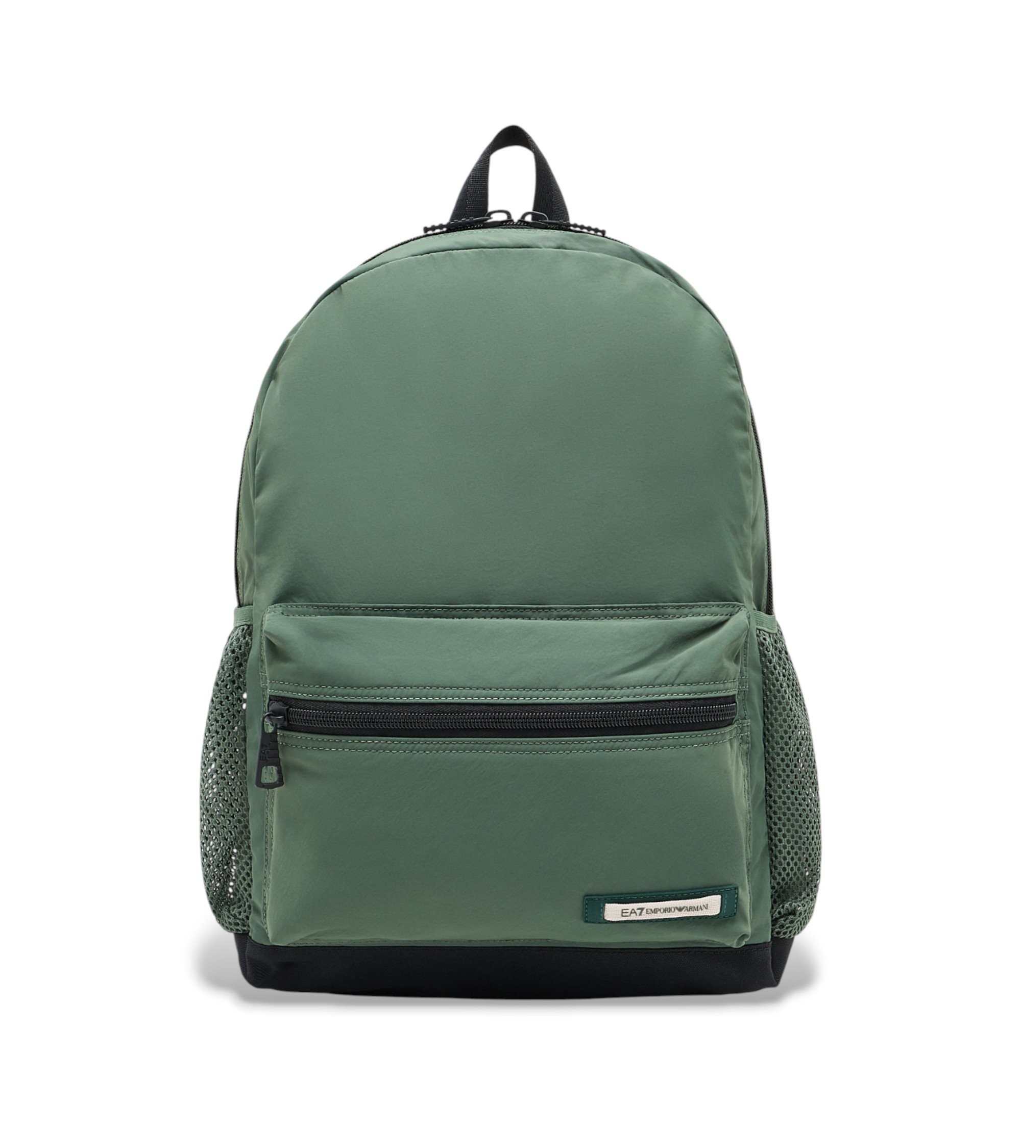 EA7 Unisex. 7X000634_AF23098 Rucksack mit grünem Logoband (OSFA), Lässig, Polyamid