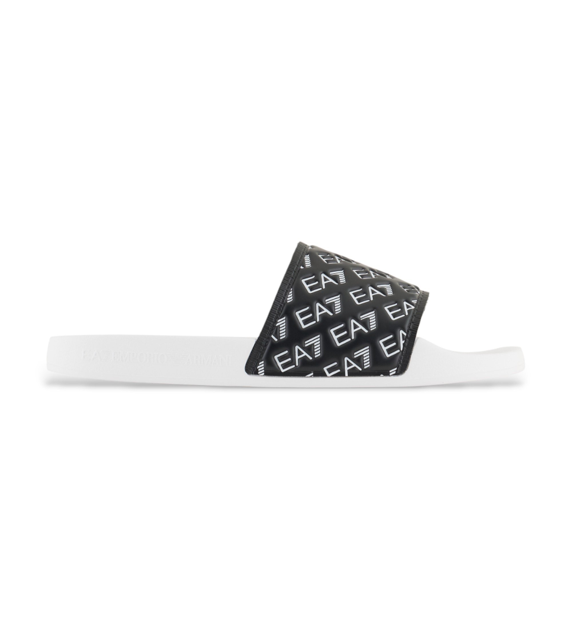 EA7 Unisex. 7X000109_AF15125 Flip Flops All Over Logo schwarz (43), Wohnung, Keine, Lässig, Strandbekleidung