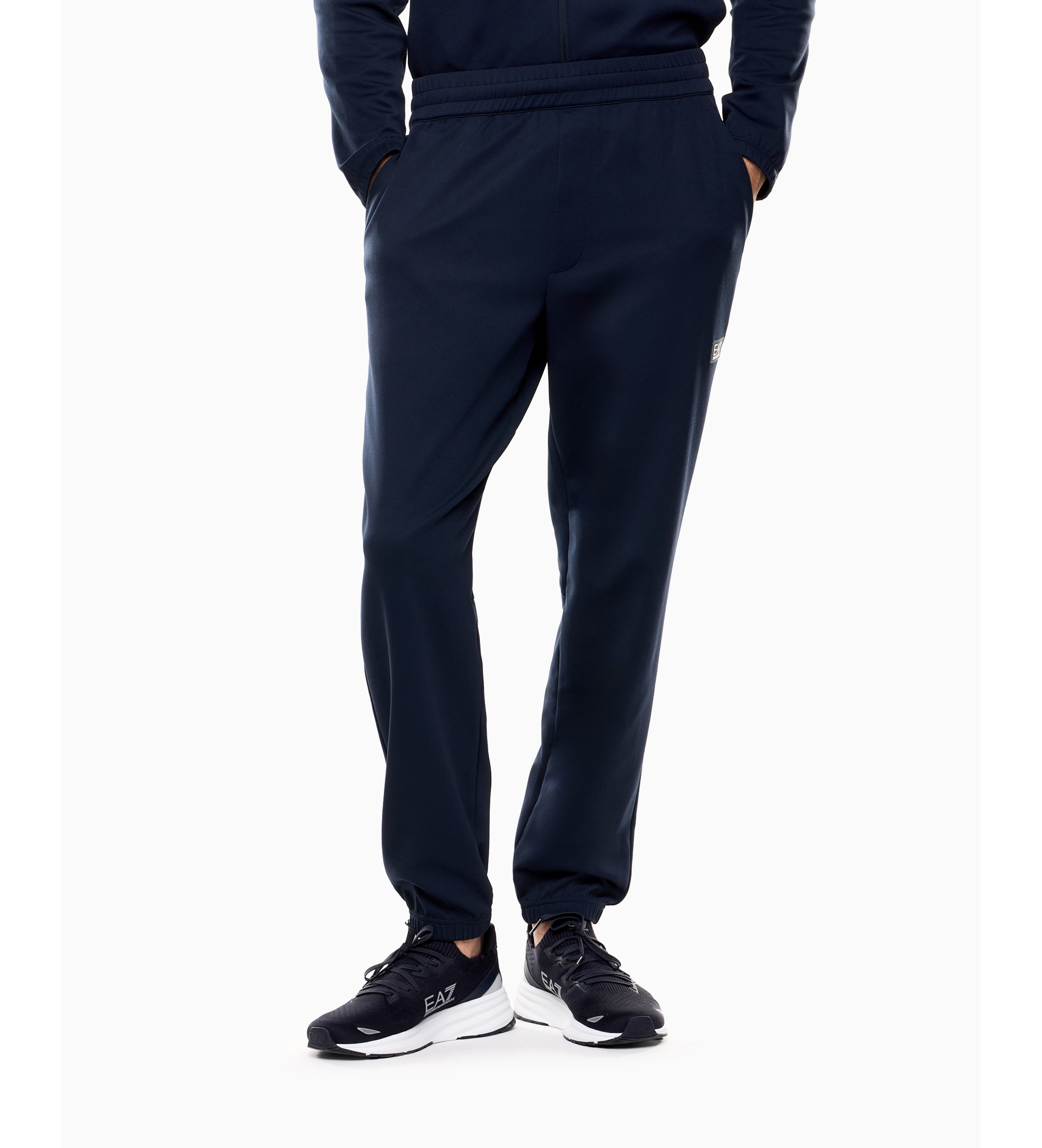 EA7 für Herren. 7M002340_AF16426 Hose Arm M navy (S), Lässig, Sportlich, Laufen, Tennis/Padel, Multisport, Polyester, Marine