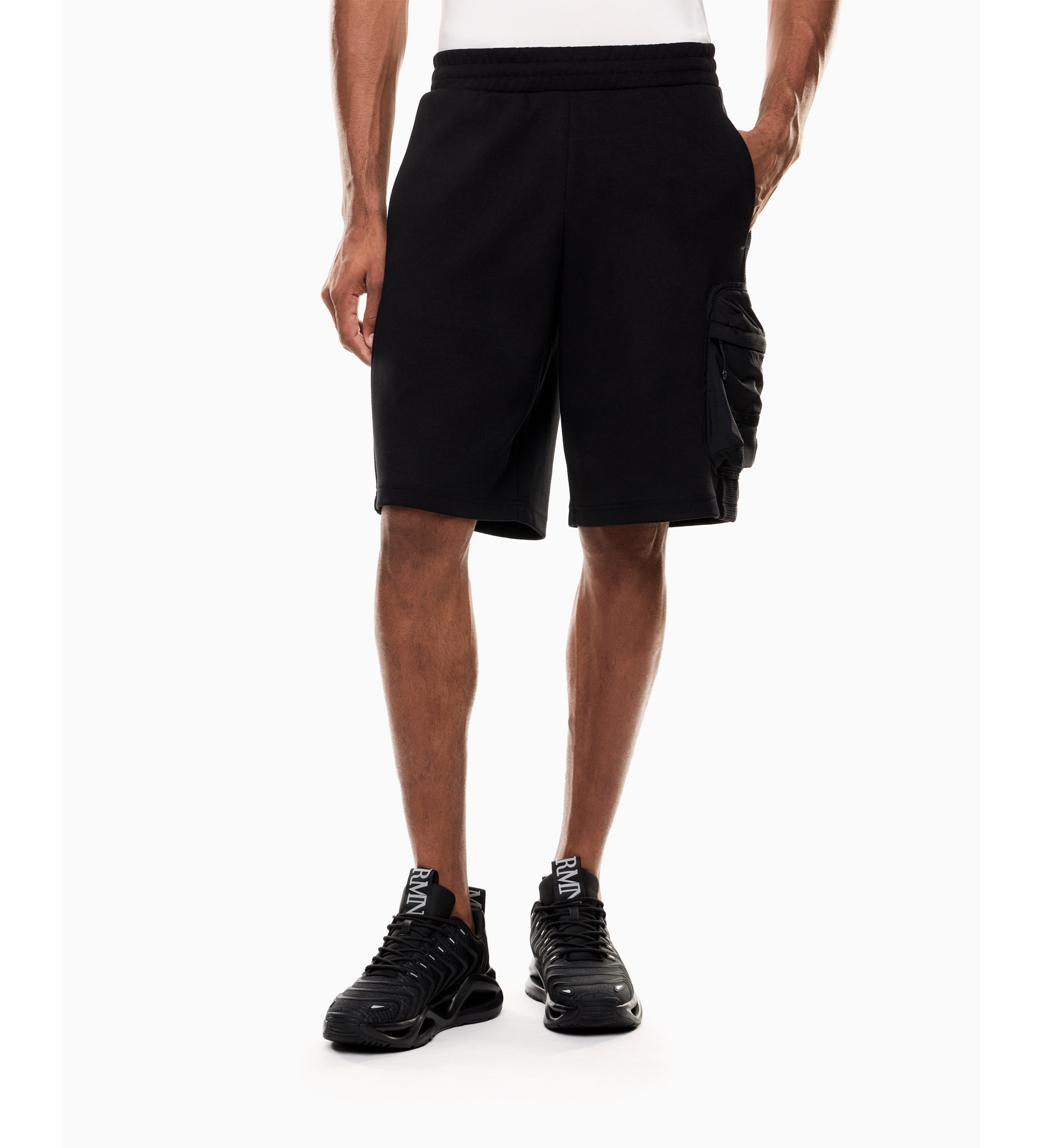 EA7 für Herren. 7M001588_AF12660 Athletic Mix Hose schwarz (S), Lässig, Sportlich, Baumwolle