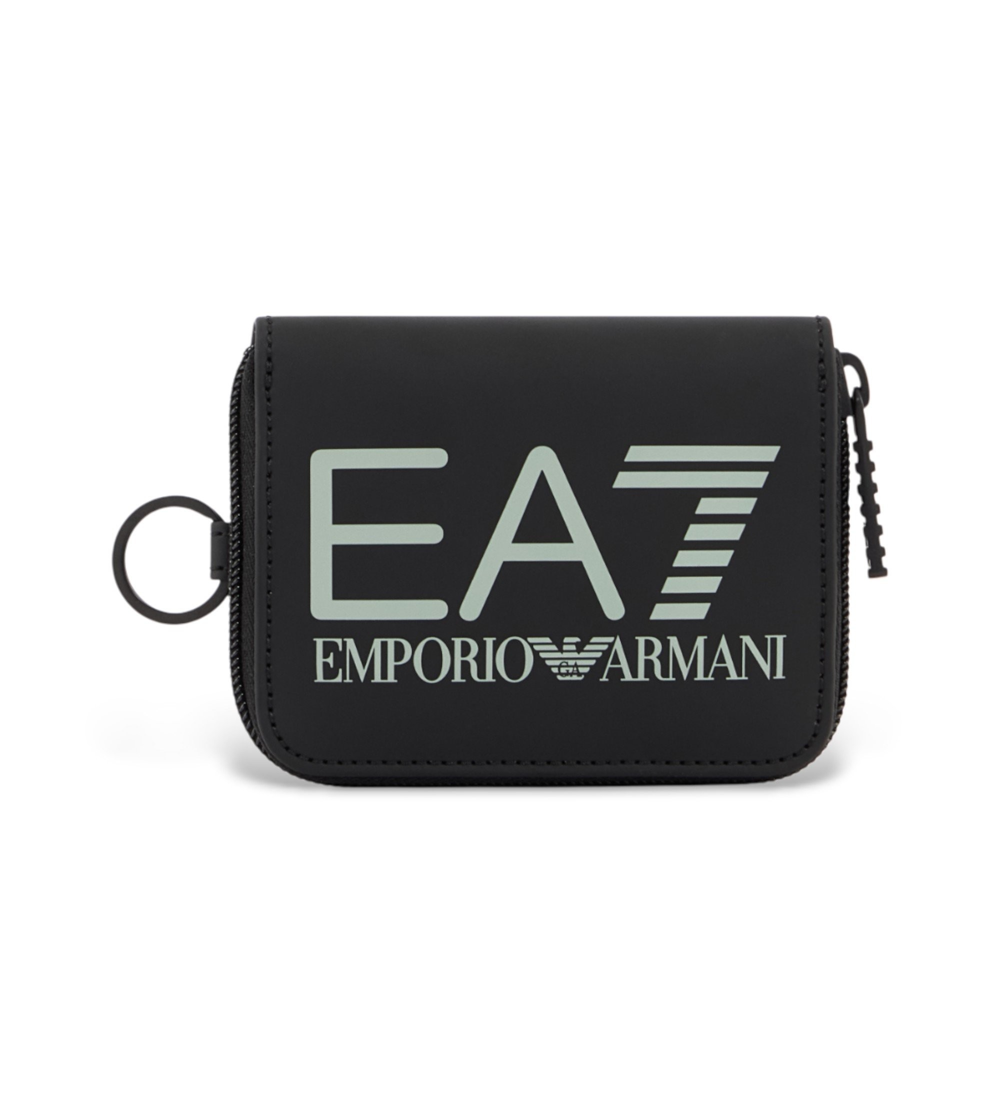 EA7 Unisex. 245055_3R910 Basics Portemonnaie schwarz (OSFA), Lässig, Polyester