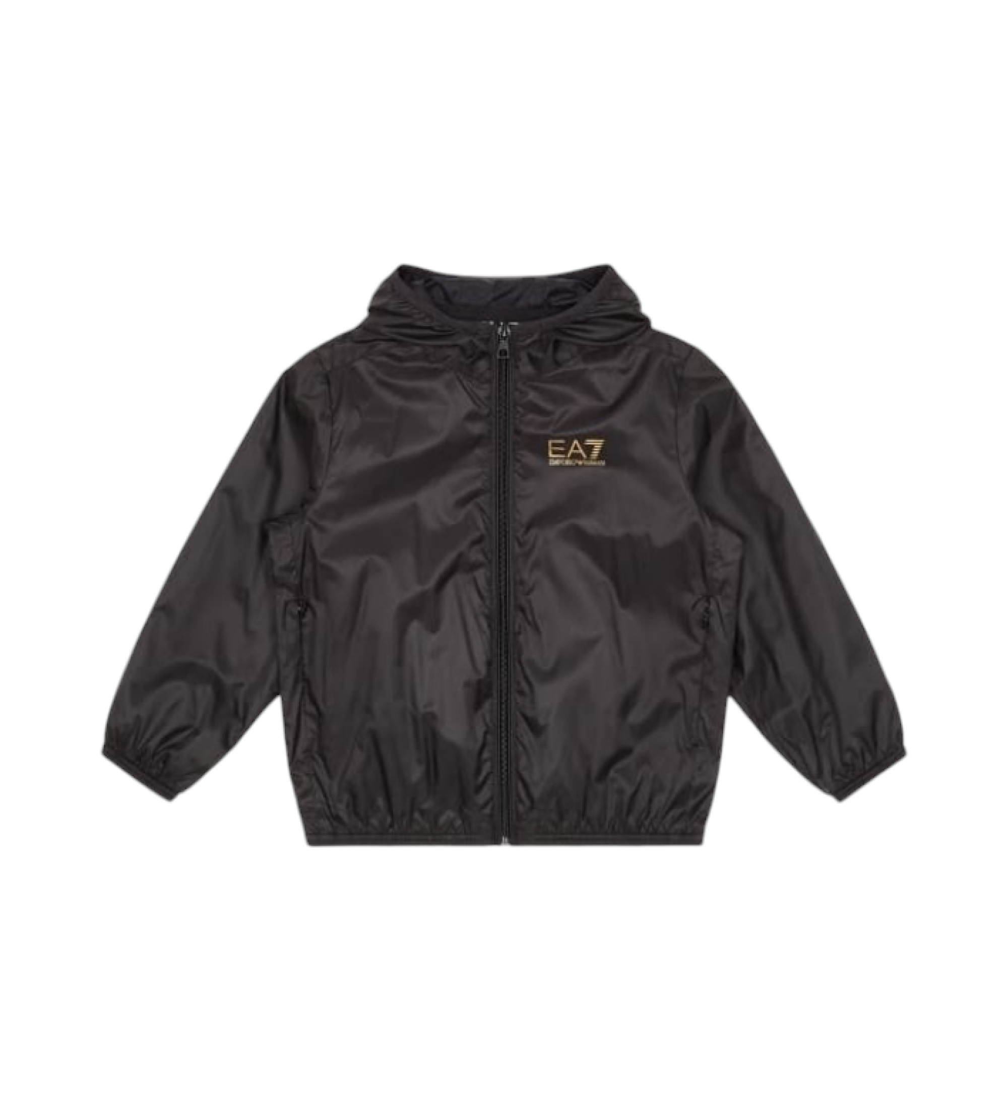 EA7 für Jungen. 7B000032_AF12981 Core Identity Boy Jacke aus technischem Gewebe schwarz (8Años= 130cm), Lässig, Polyester, Kinderbekleidung